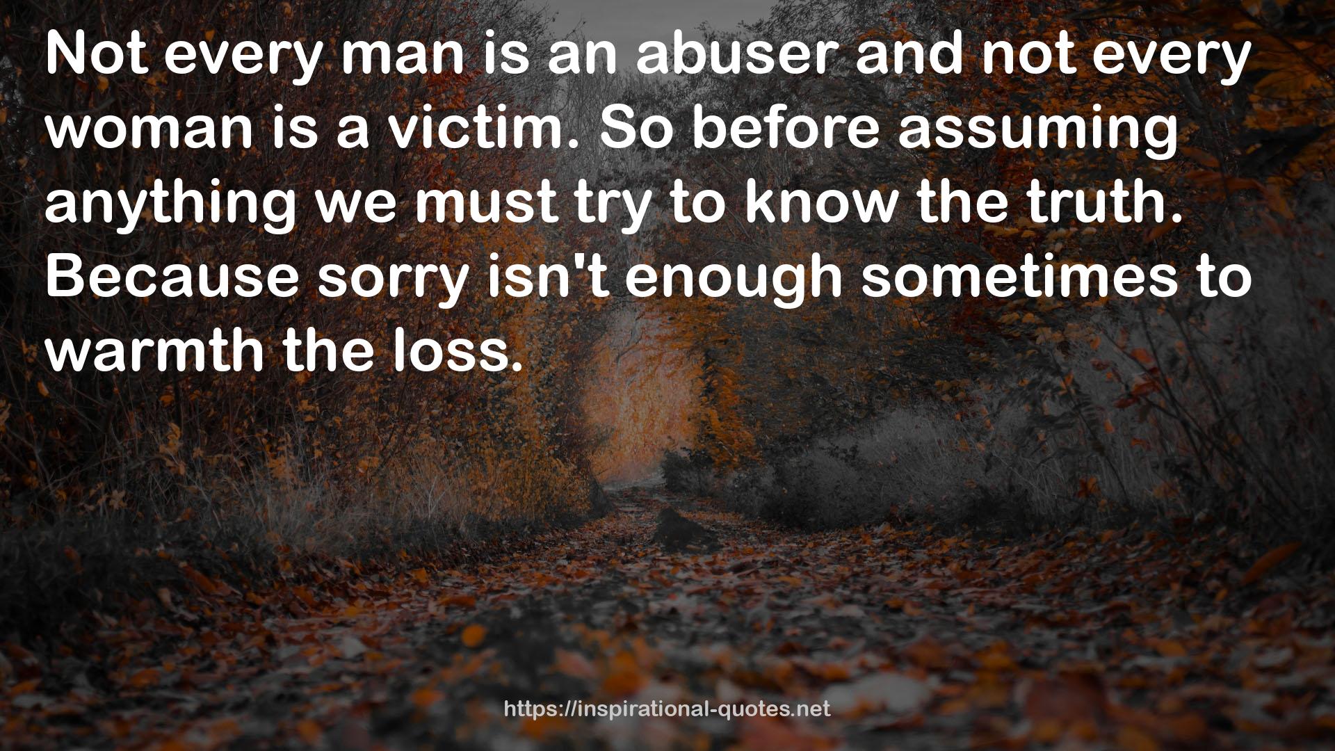 An abuser  QUOTES