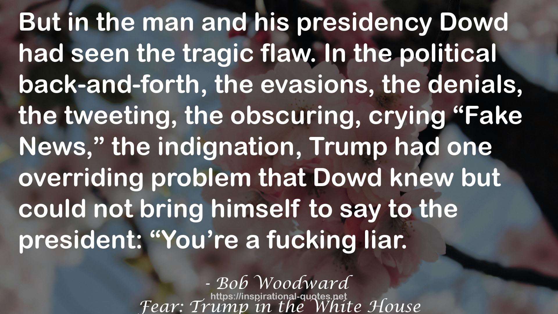 Fear: Trump in the White House QUOTES