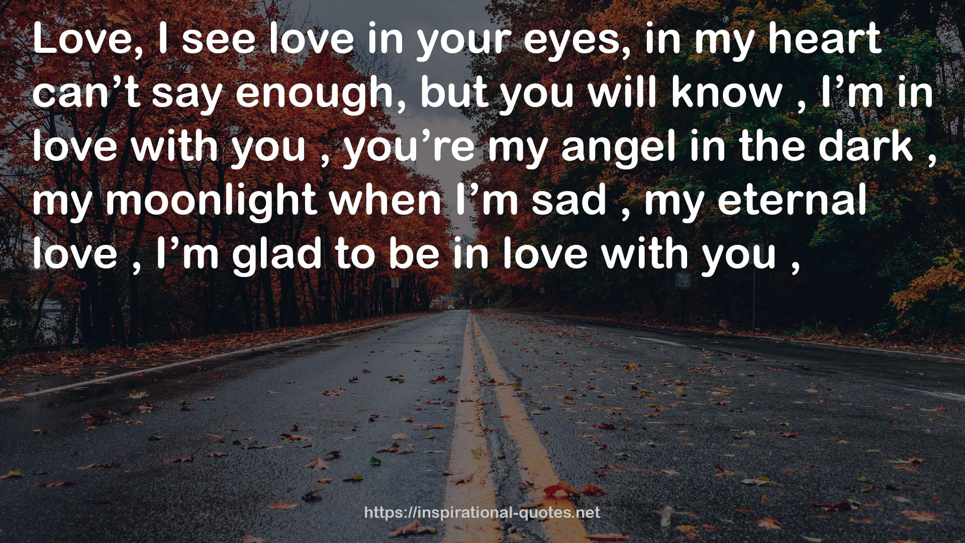 my eternal love  QUOTES