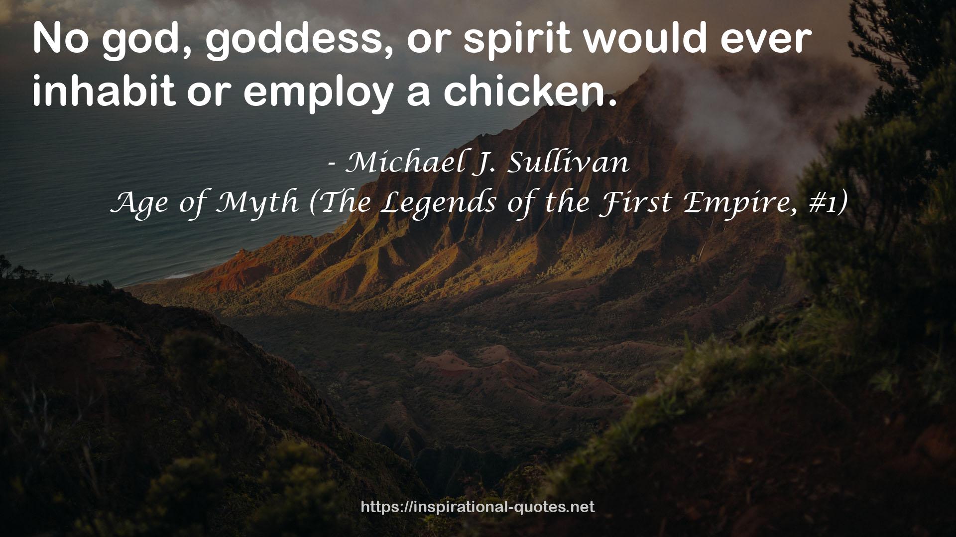 Age of Myth (The Legends of the First Empire, #1) QUOTES