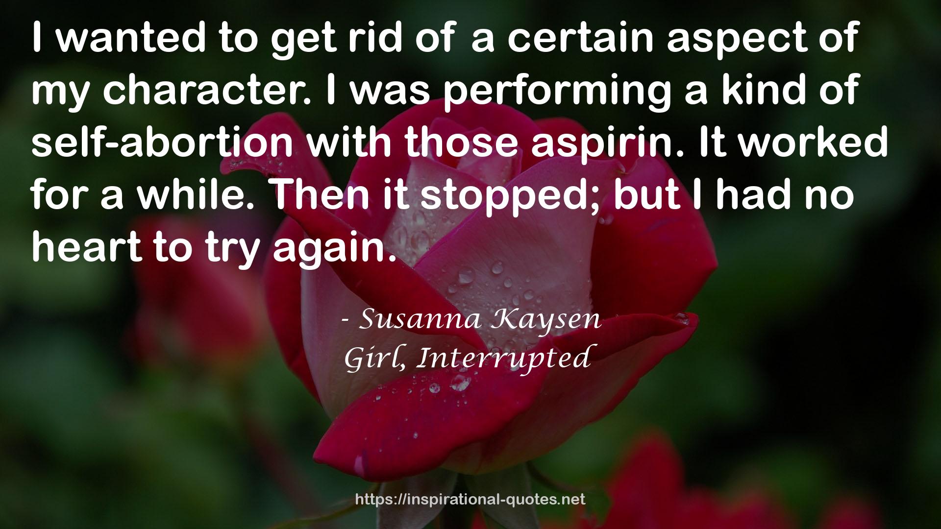 Susanna Kaysen QUOTES