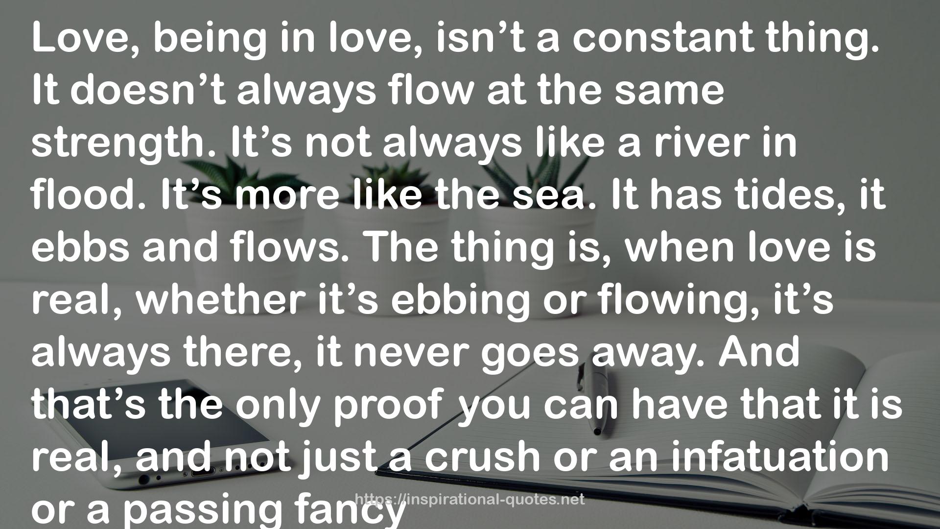 an infatuation  QUOTES