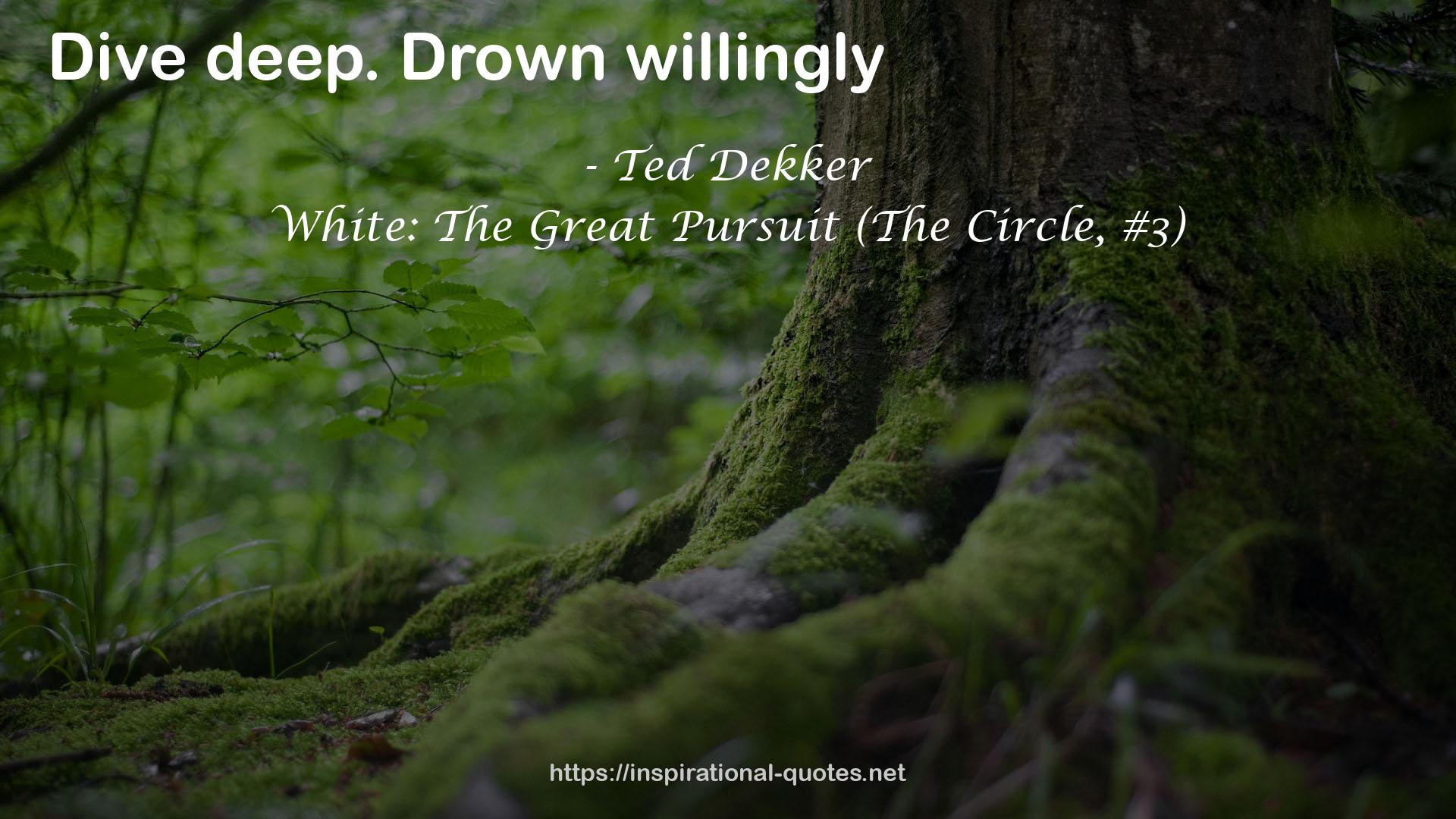 White: The Great Pursuit (The Circle, #3) QUOTES