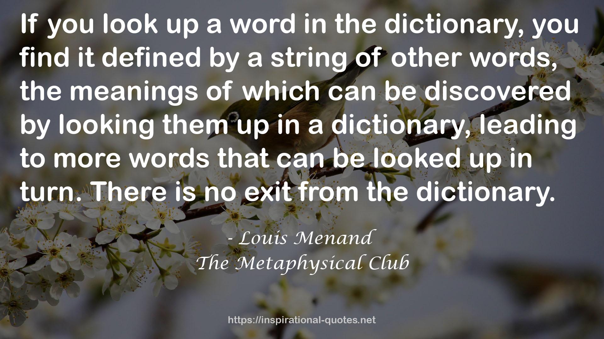 The Metaphysical Club QUOTES