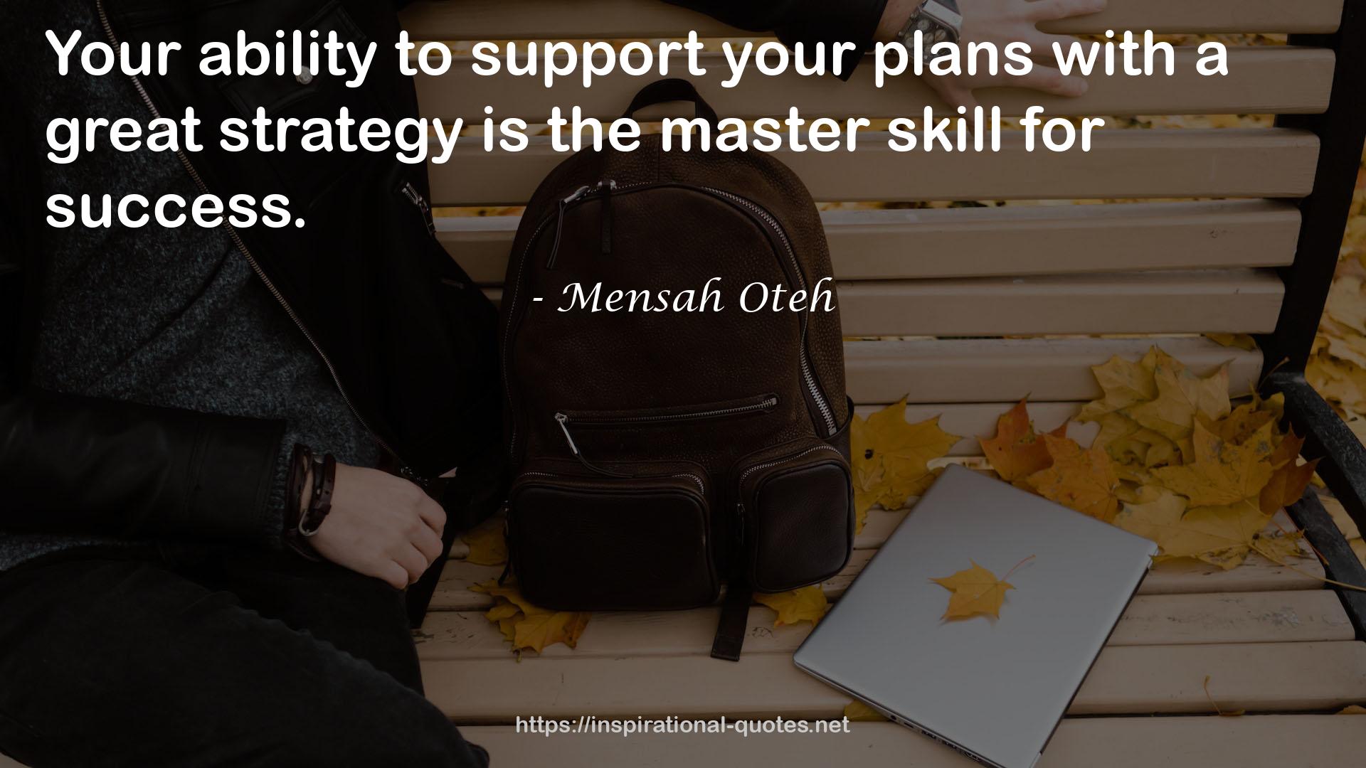 a great strategy  QUOTES