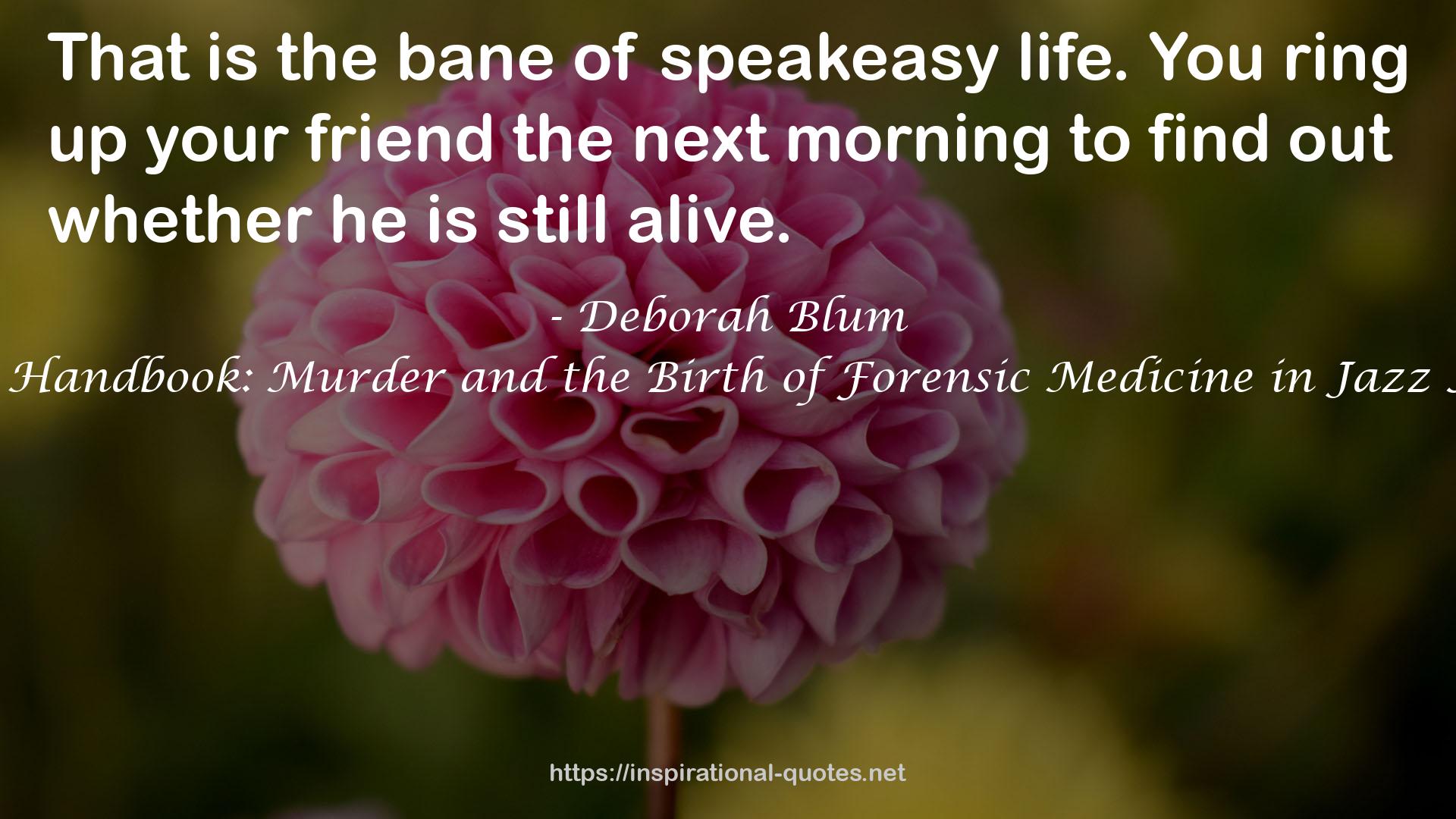 Deborah Blum QUOTES