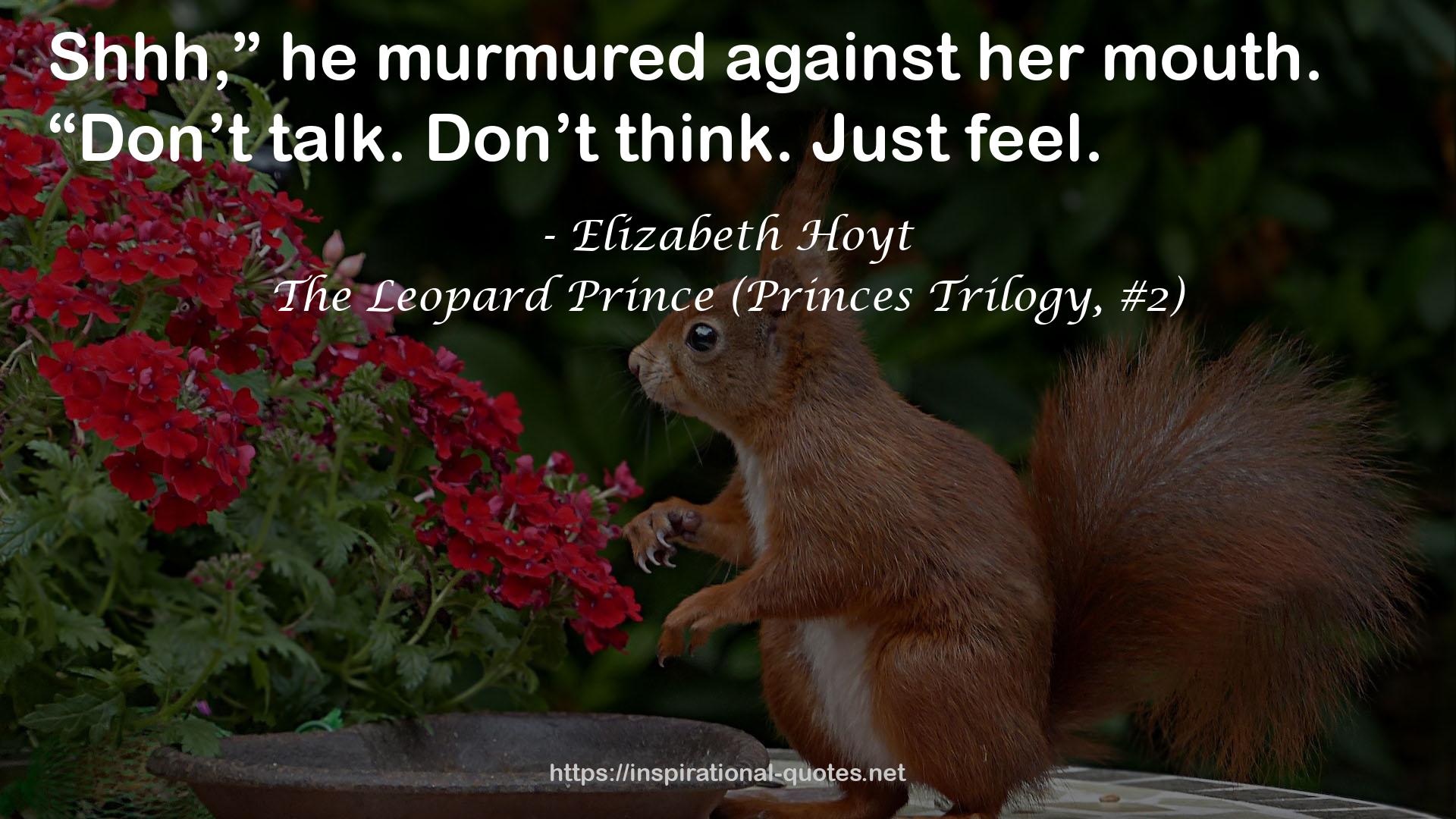 The Leopard Prince (Princes Trilogy, #2) QUOTES