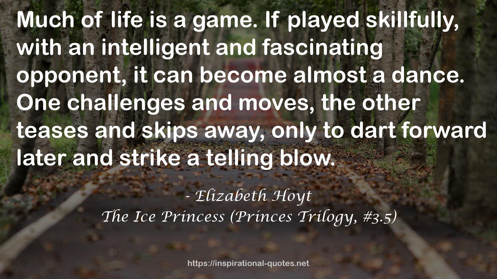 The Ice Princess (Princes Trilogy, #3.5) QUOTES