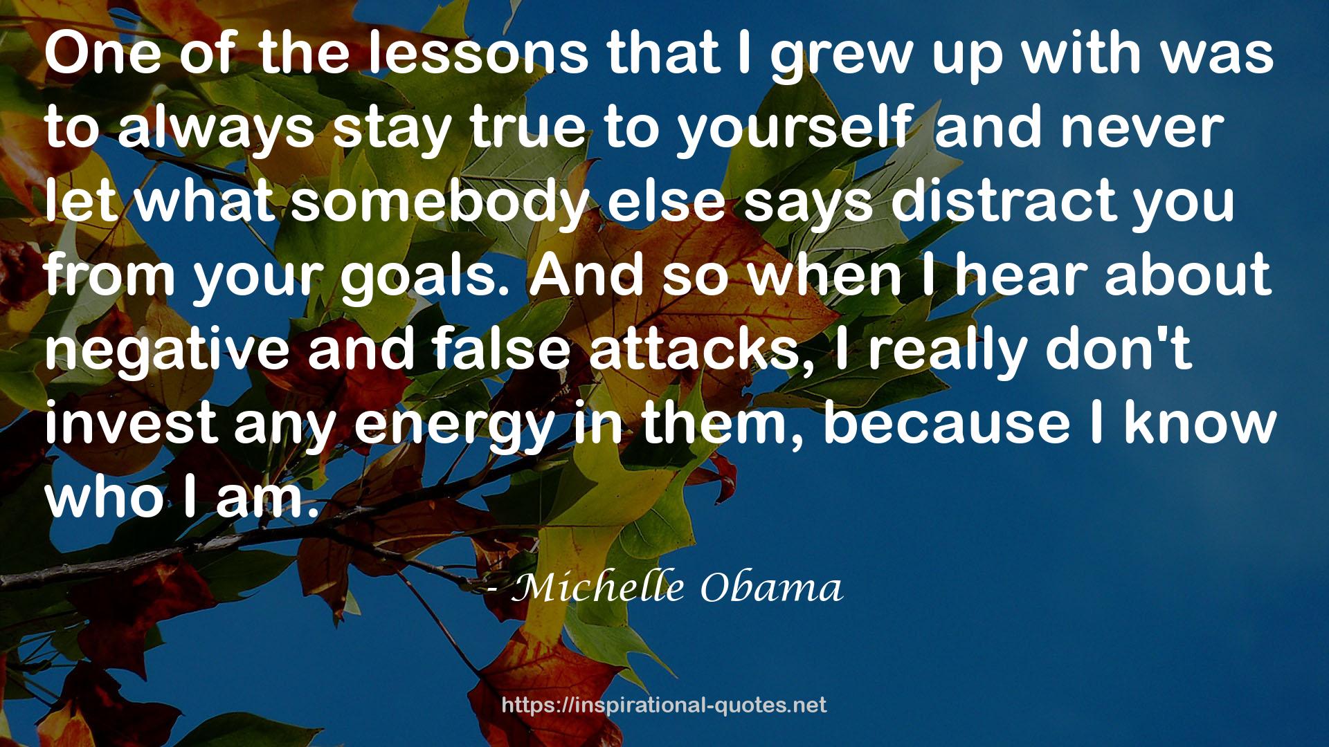 Michelle Obama QUOTES