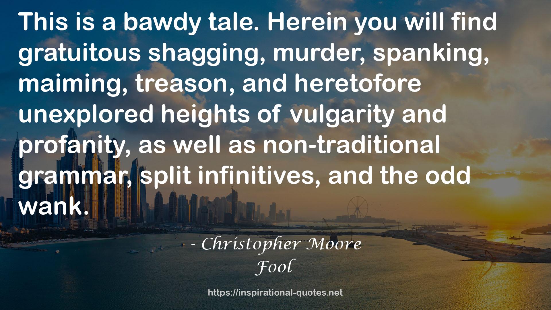 Christopher Moore QUOTES
