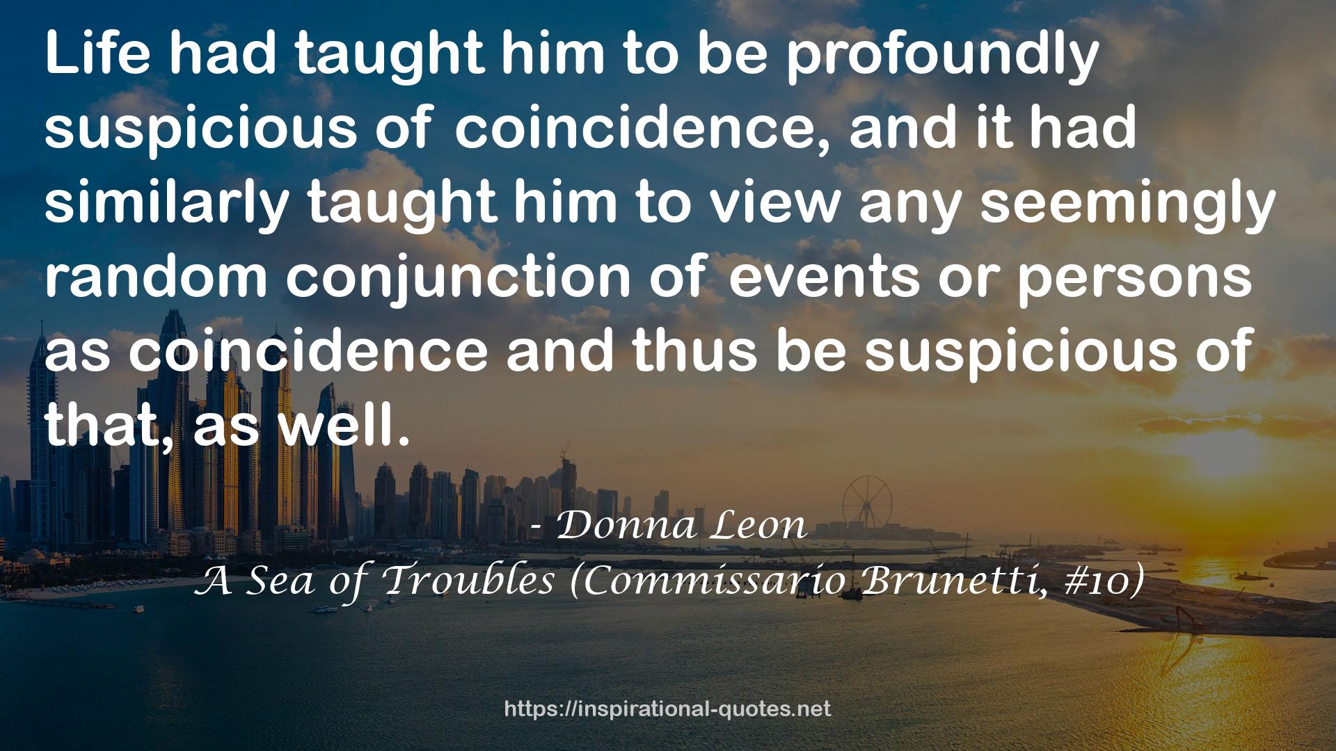 A Sea of Troubles (Commissario Brunetti, #10) QUOTES