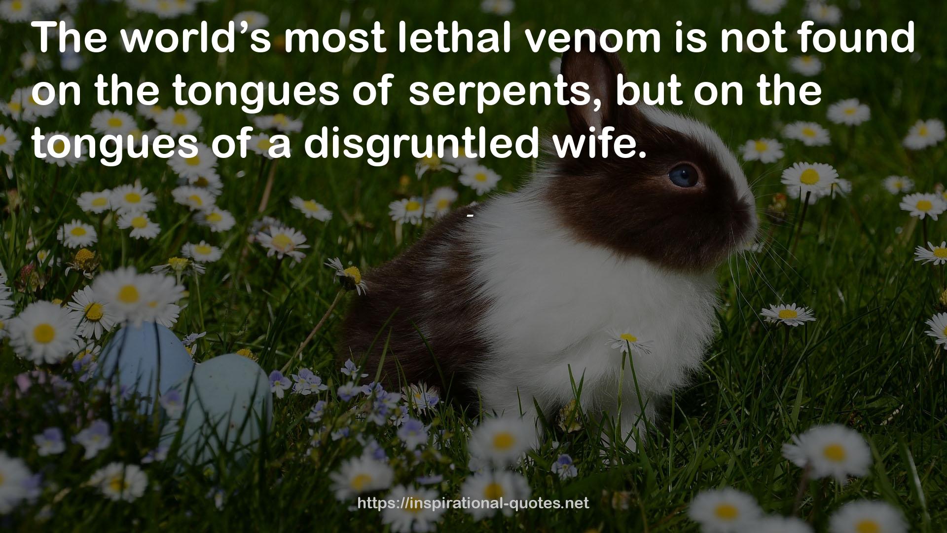 most lethal venom  QUOTES