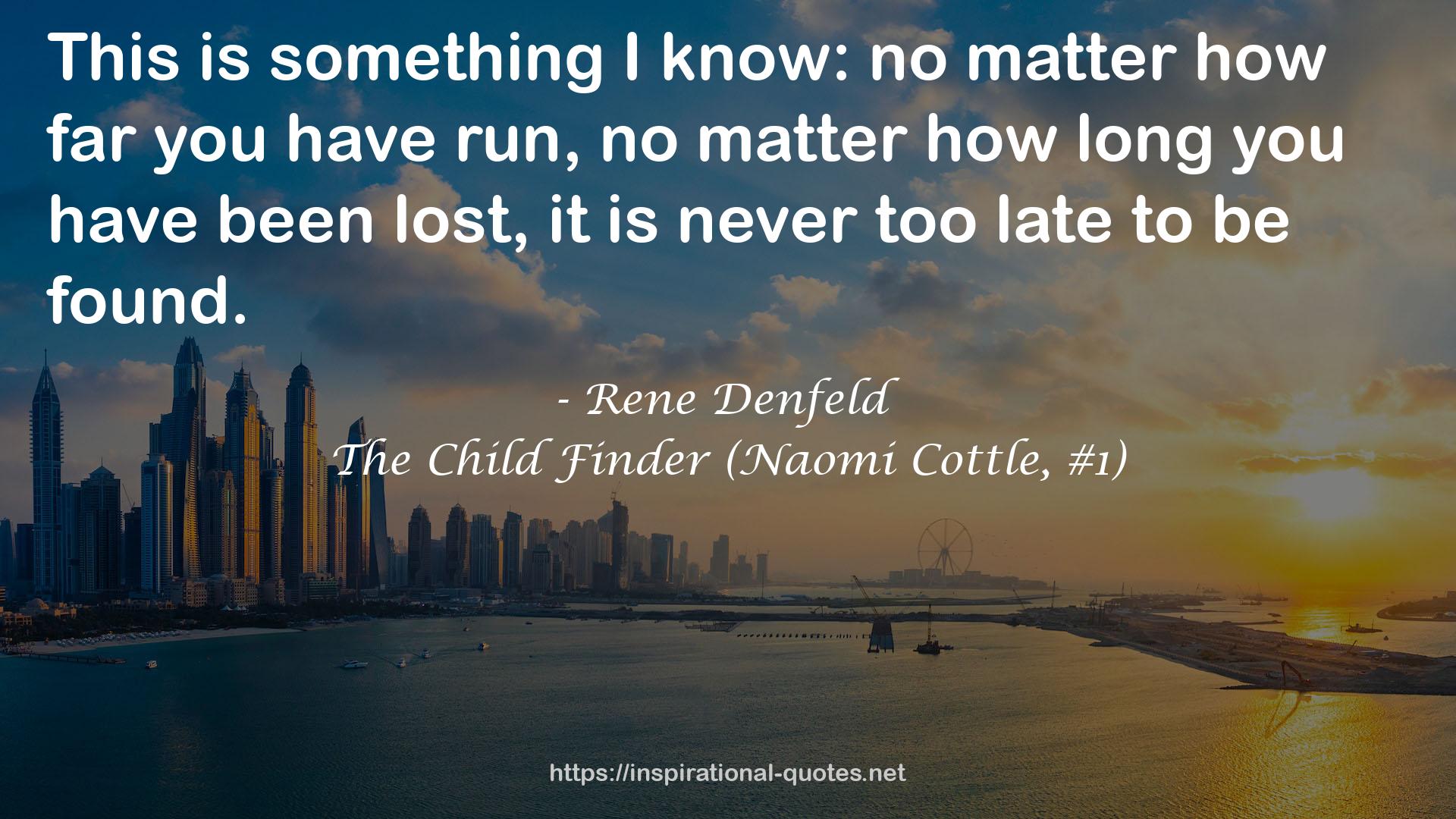 The Child Finder (Naomi Cottle, #1) QUOTES