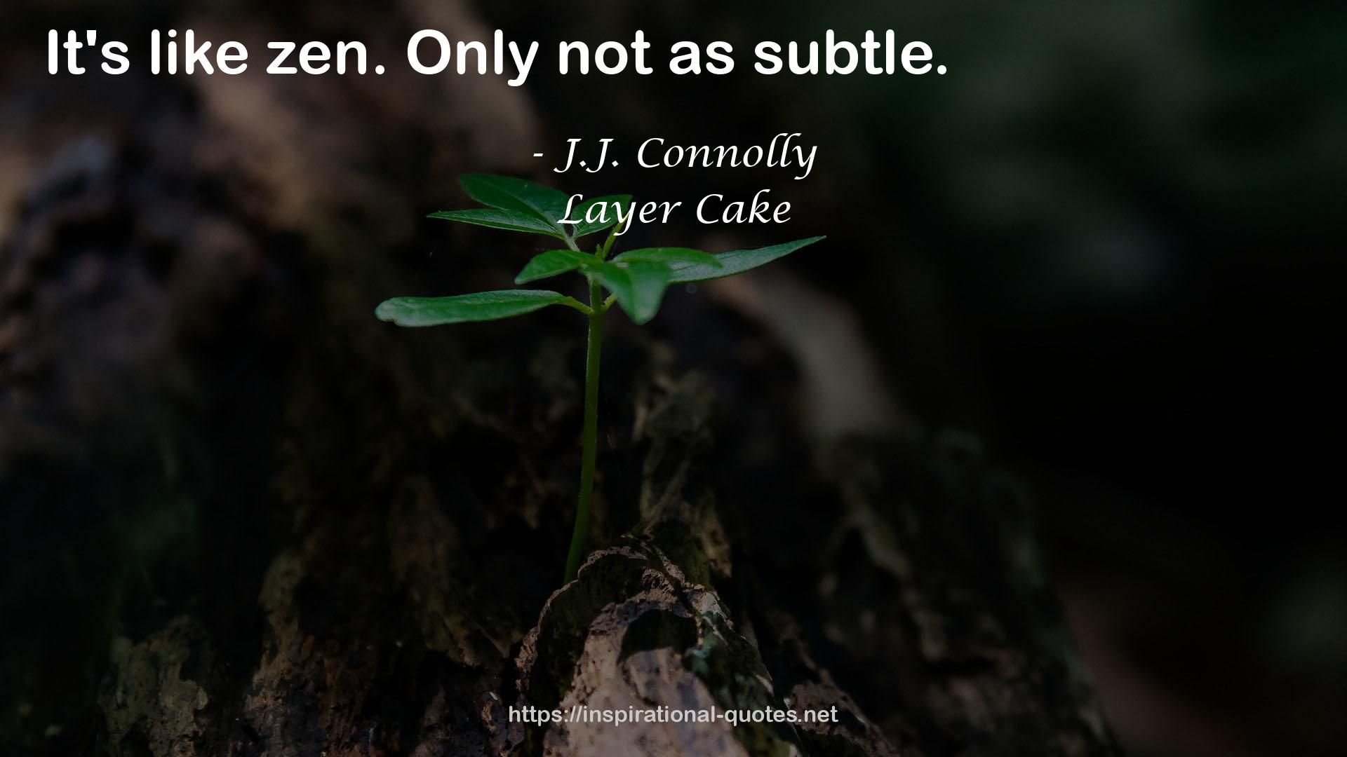 J.J. Connolly QUOTES