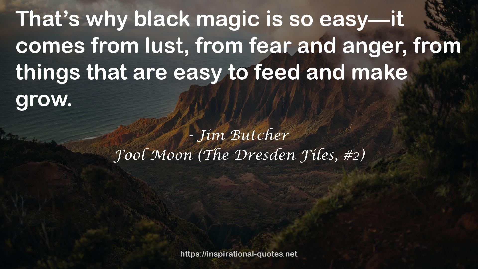 Fool Moon (The Dresden Files, #2) QUOTES