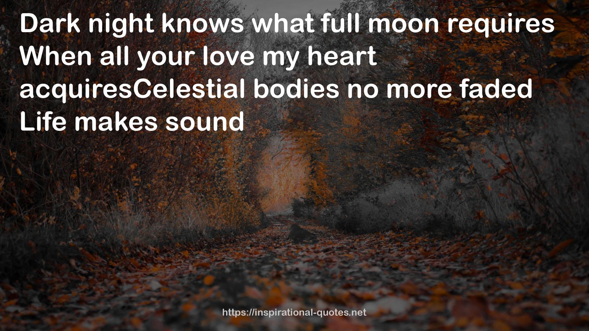 full moon  QUOTES