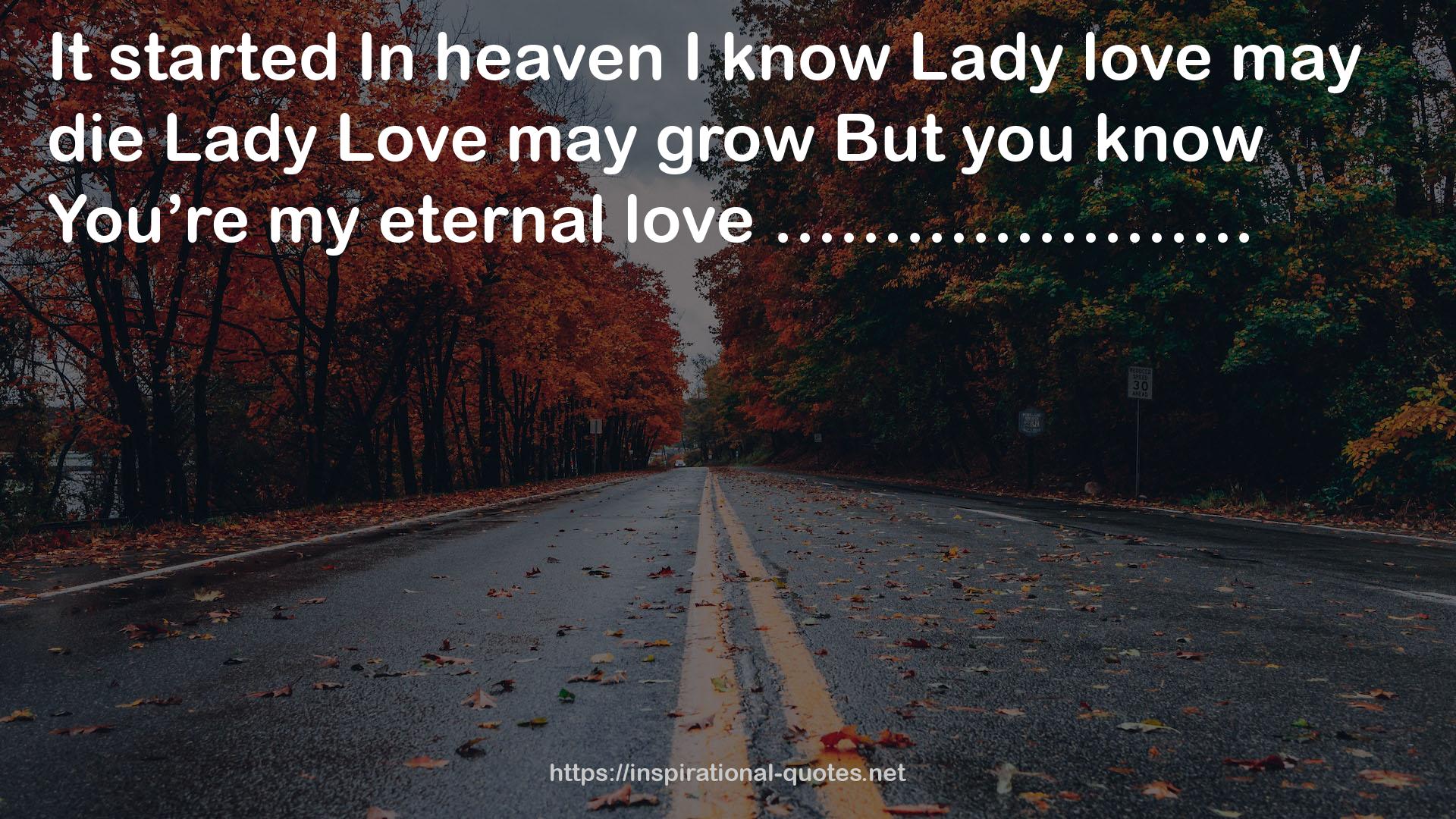 Lady Love  QUOTES