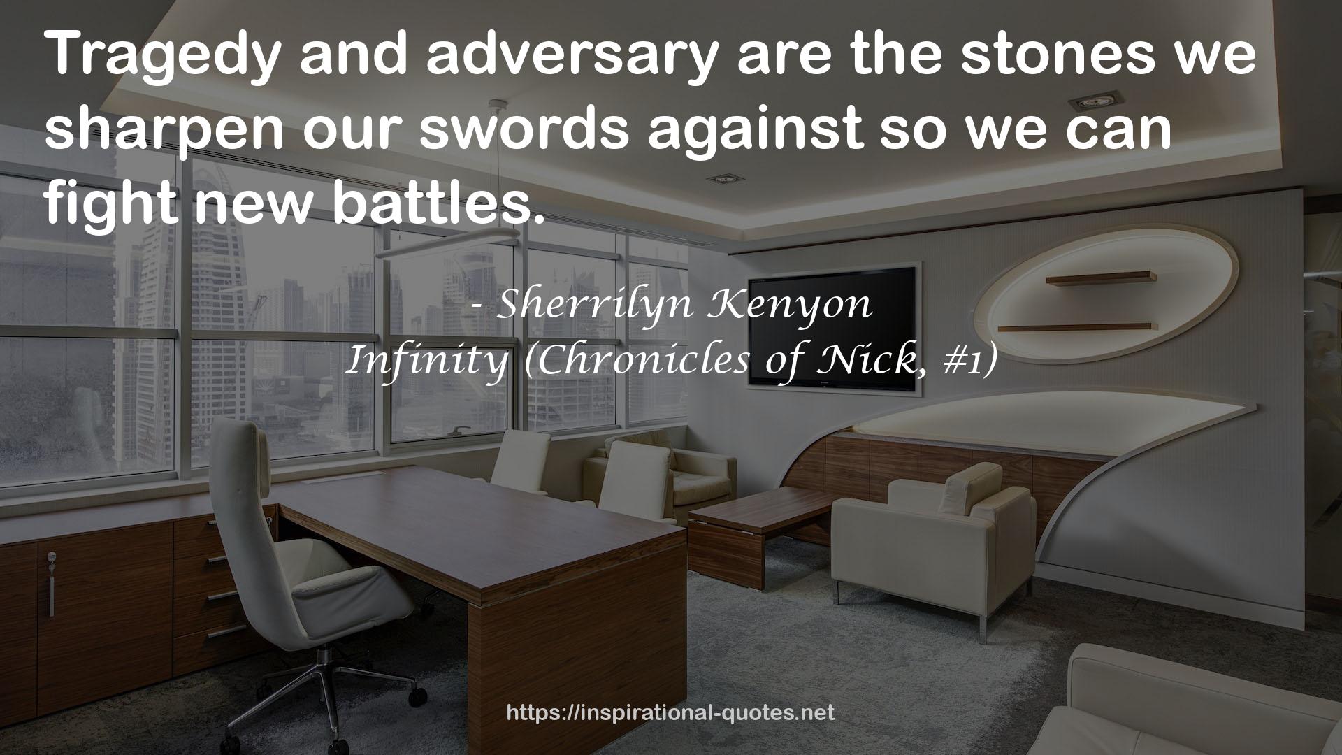 Infinity (Chronicles of Nick, #1) QUOTES
