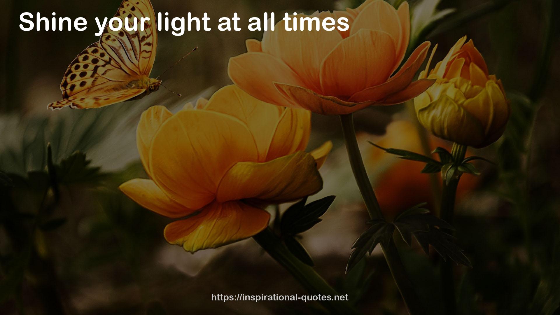 your light  QUOTES