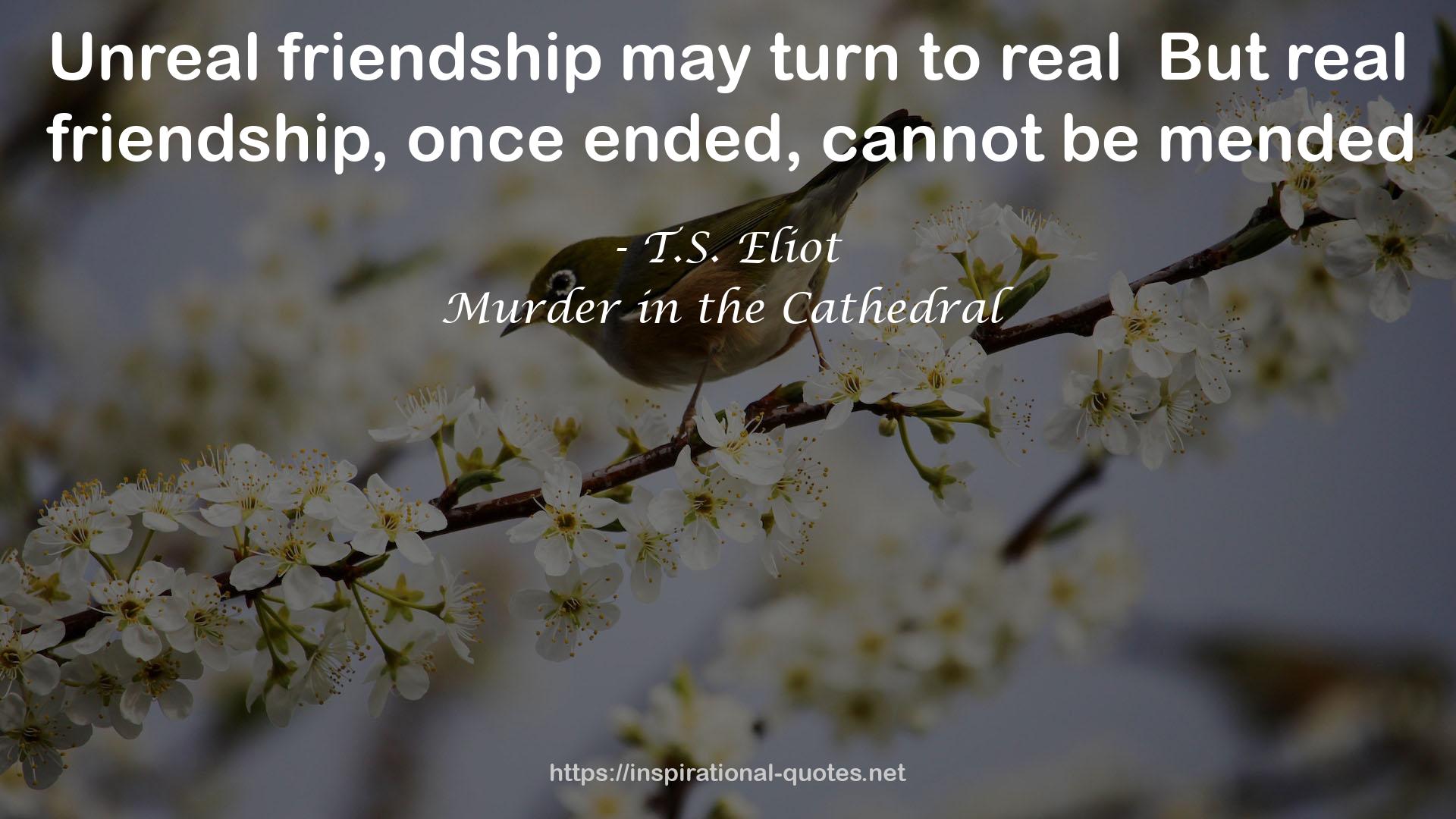 Murder in the Cathedral QUOTES