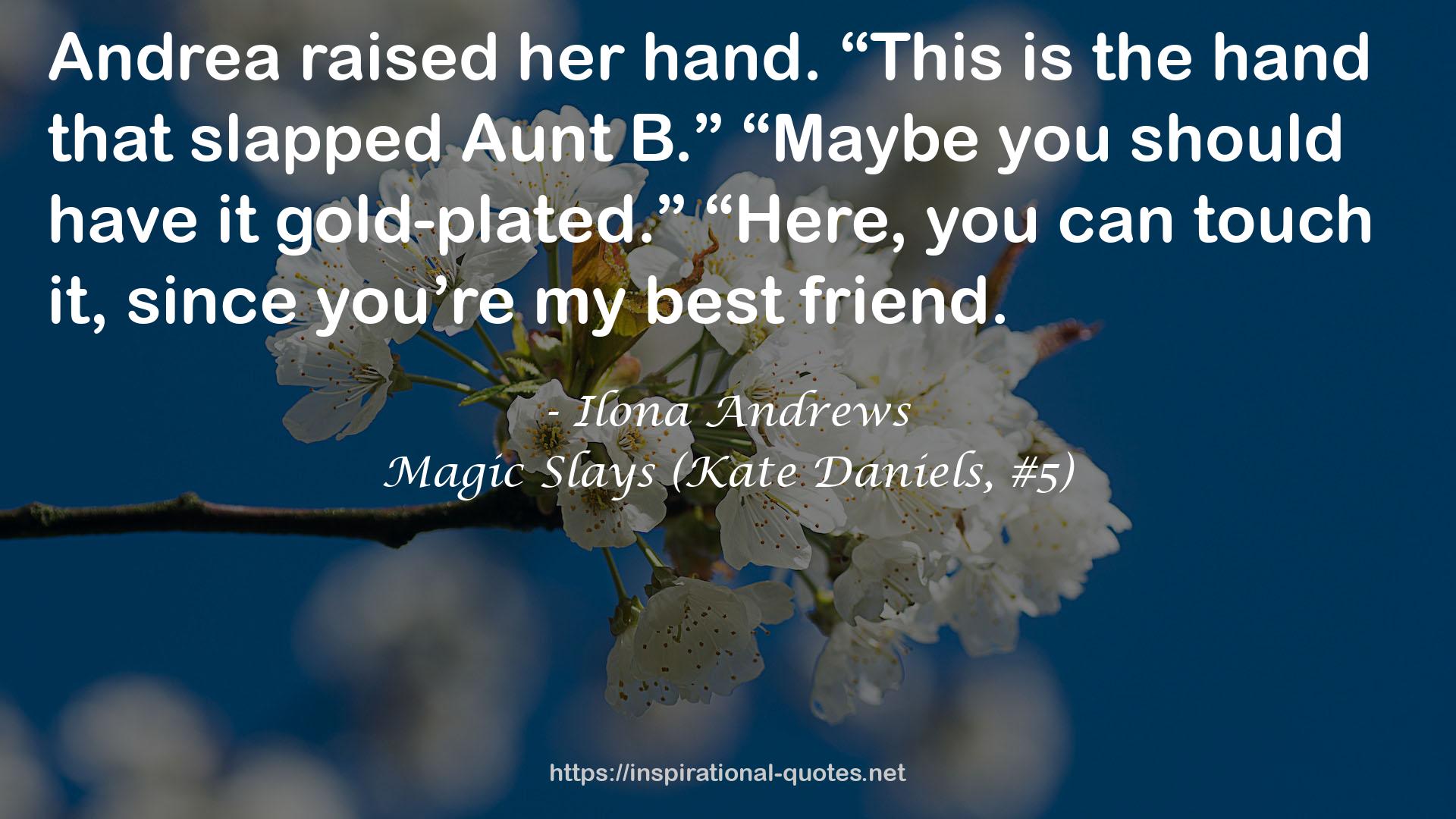 Aunt B.”“Maybe  QUOTES