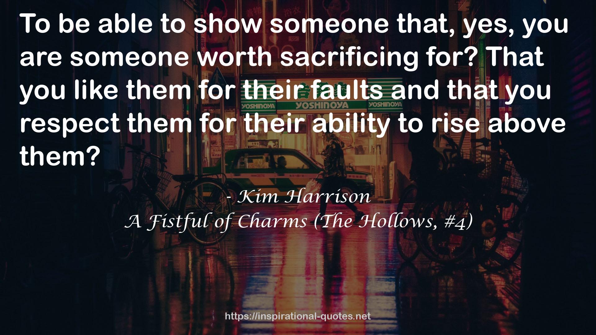 A Fistful of Charms (The Hollows, #4) QUOTES