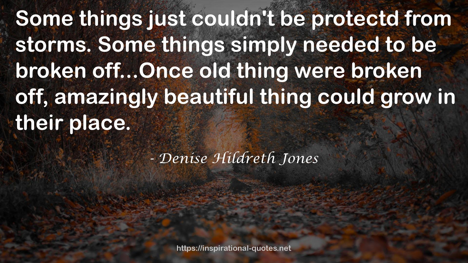 Denise Hildreth Jones QUOTES