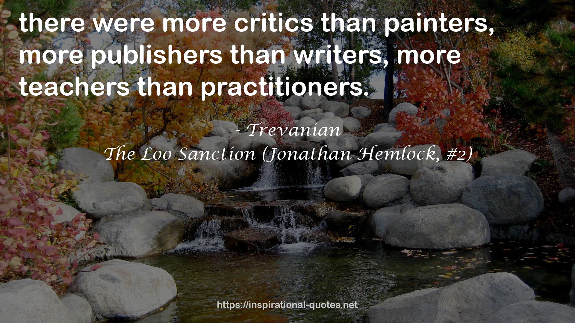 The Loo Sanction (Jonathan Hemlock, #2) QUOTES