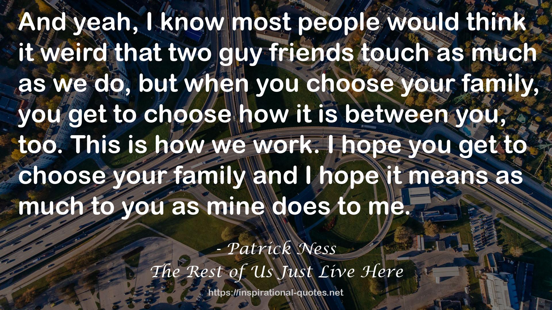 two guy friends  QUOTES