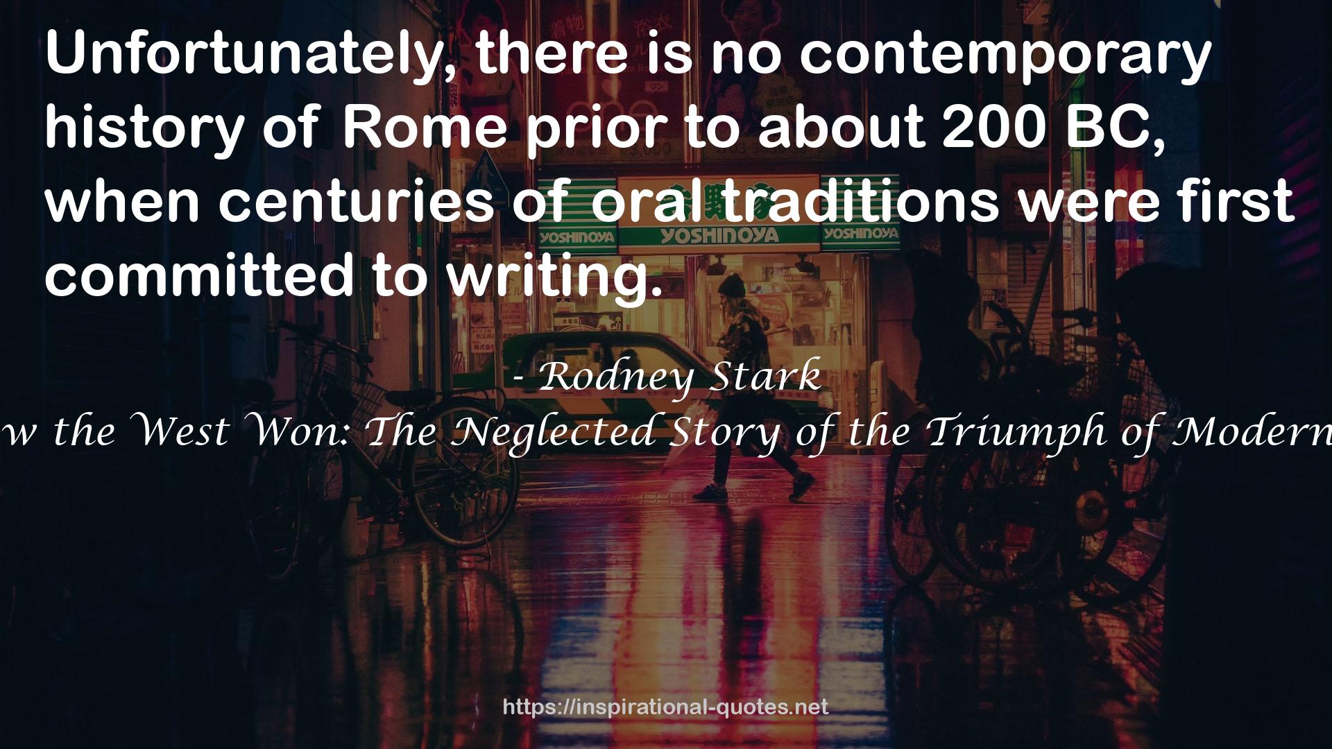 Rodney Stark QUOTES