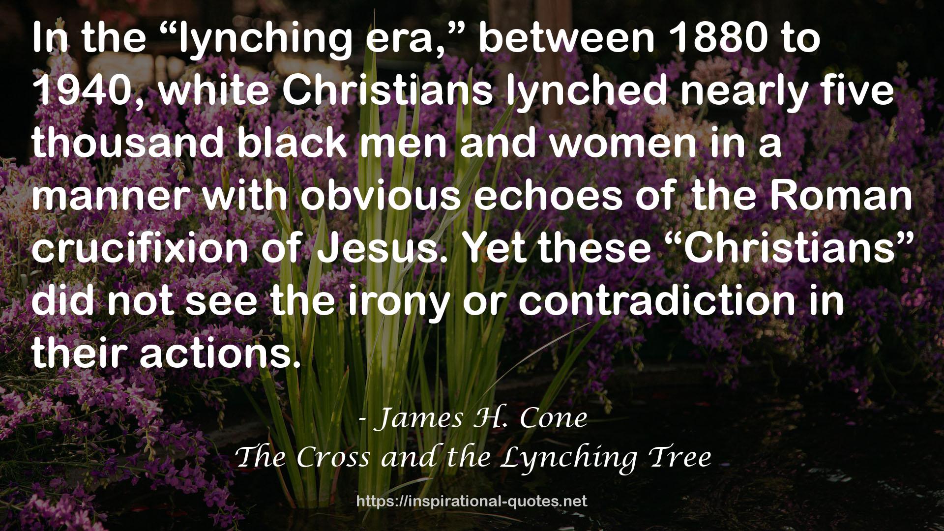 The Cross and the Lynching Tree QUOTES