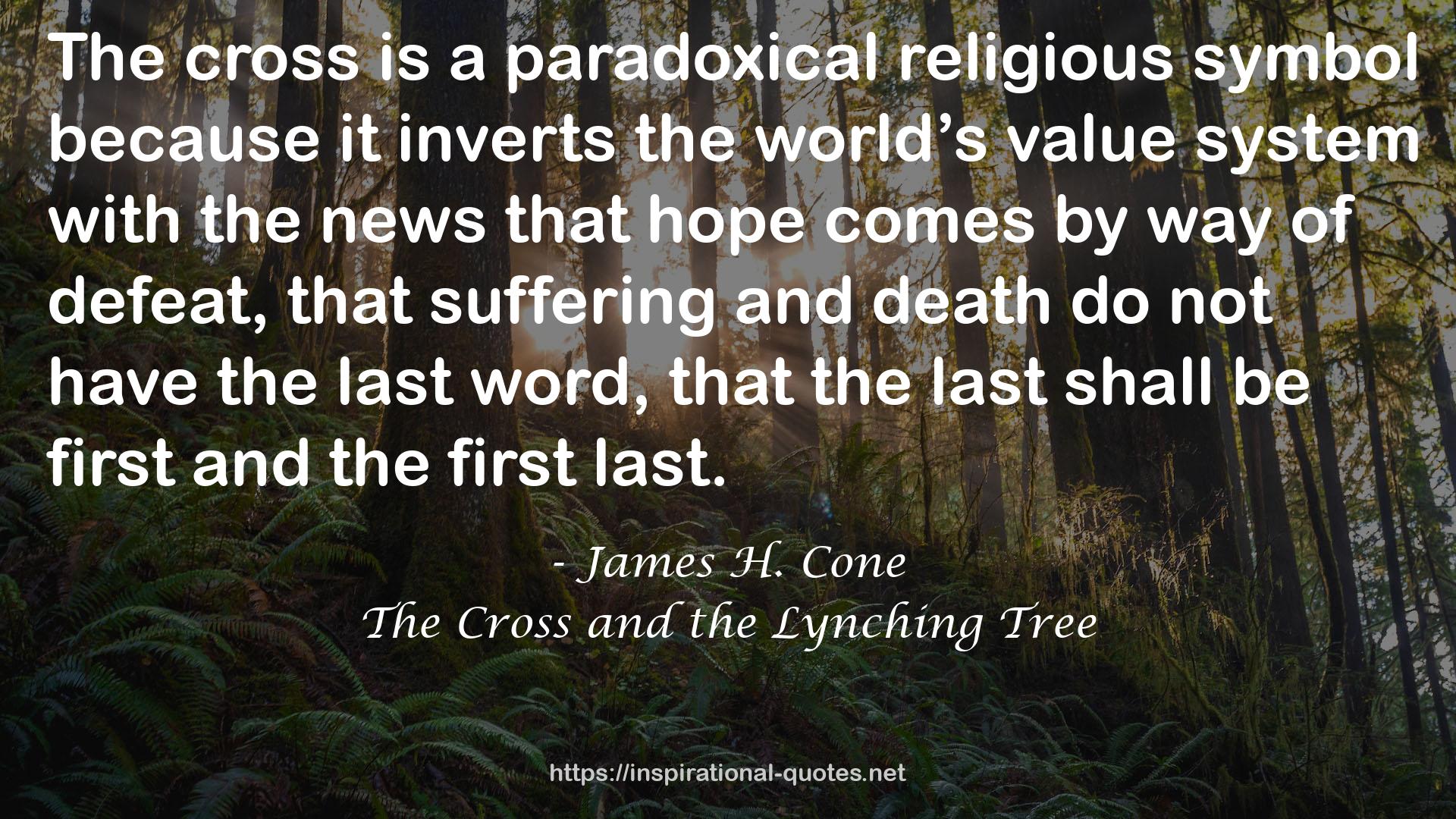 The Cross and the Lynching Tree QUOTES