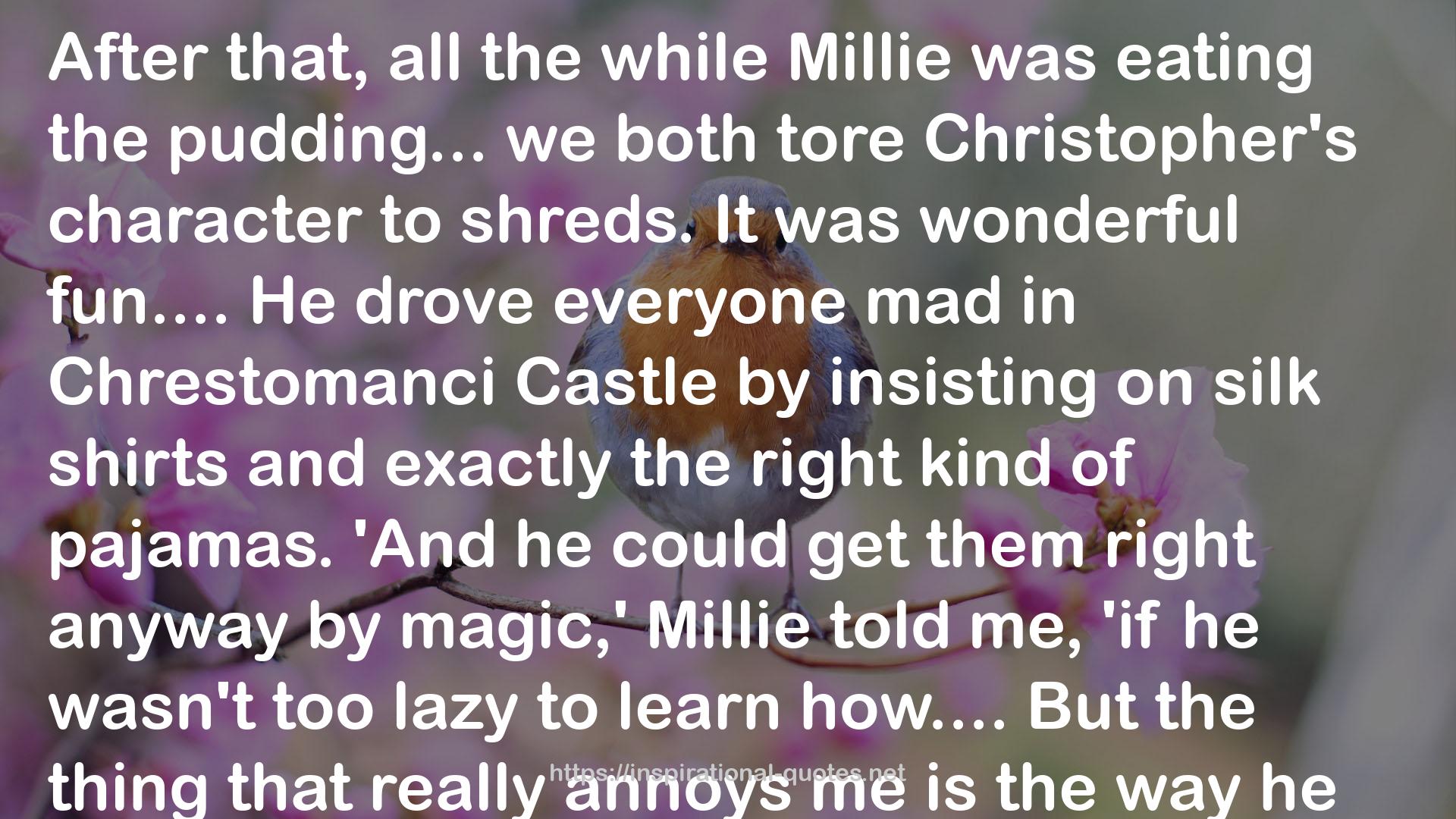 Millie  QUOTES