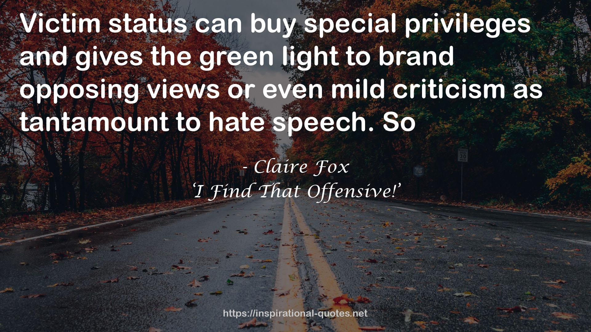 Claire Fox QUOTES