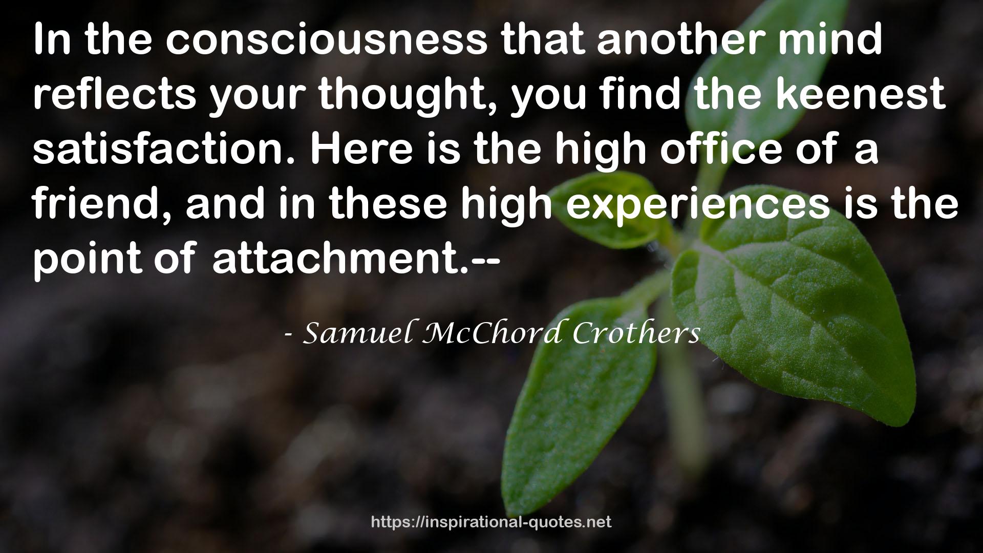 Samuel McChord Crothers QUOTES