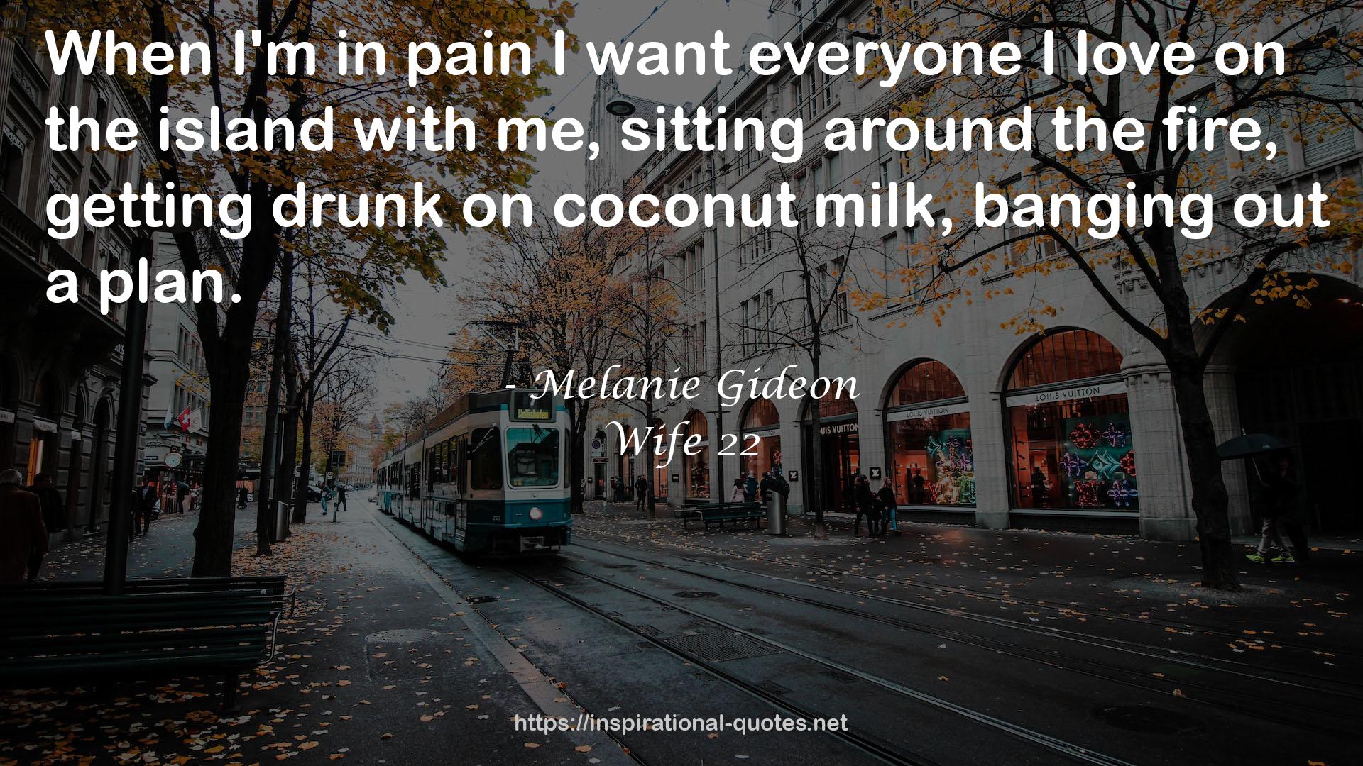 Melanie Gideon QUOTES