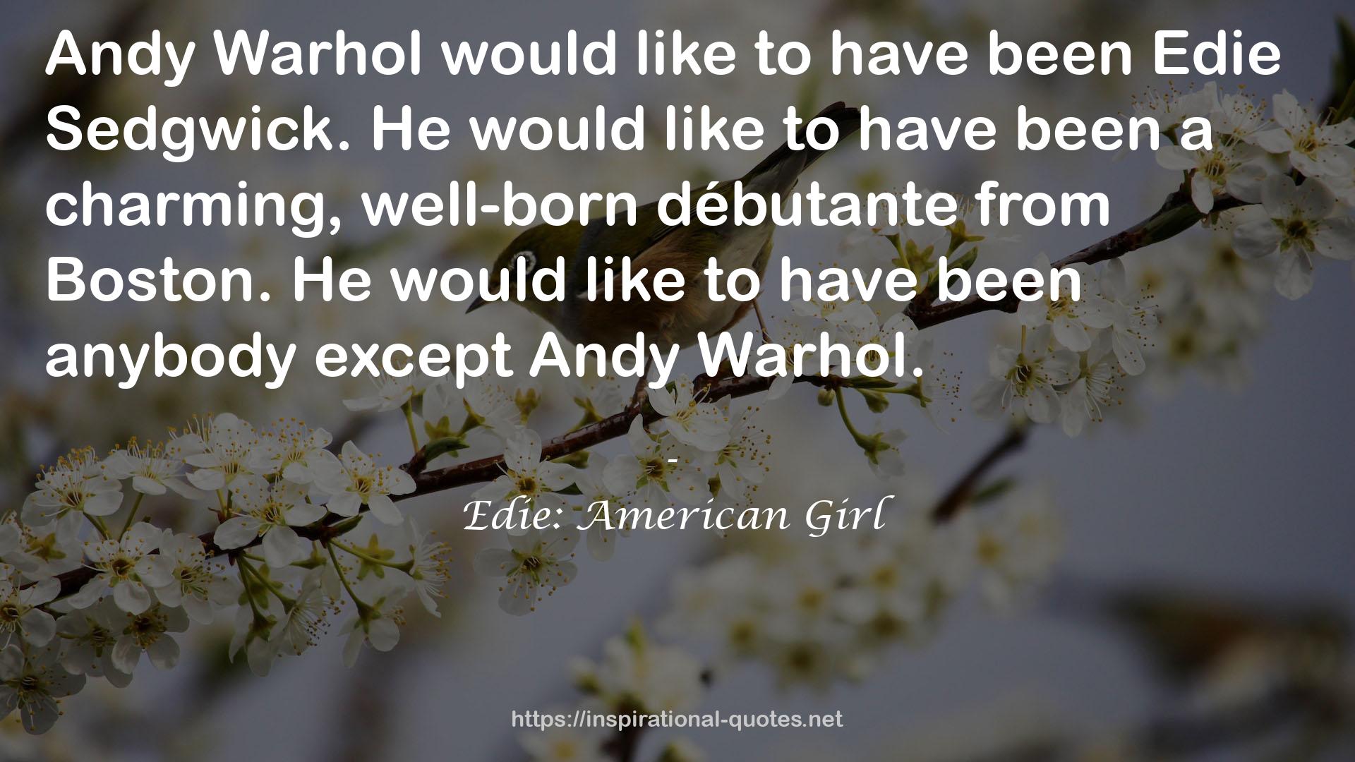 Edie: American Girl QUOTES