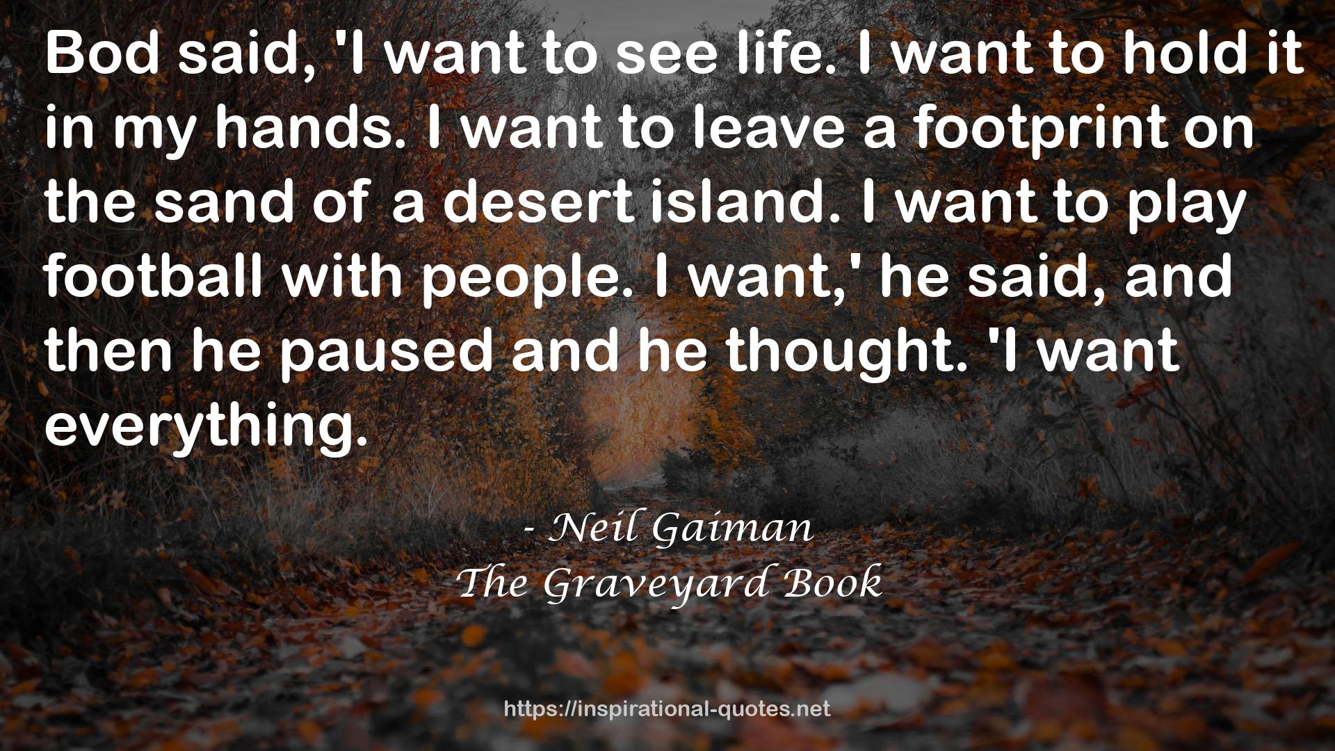 The Graveyard Book QUOTES