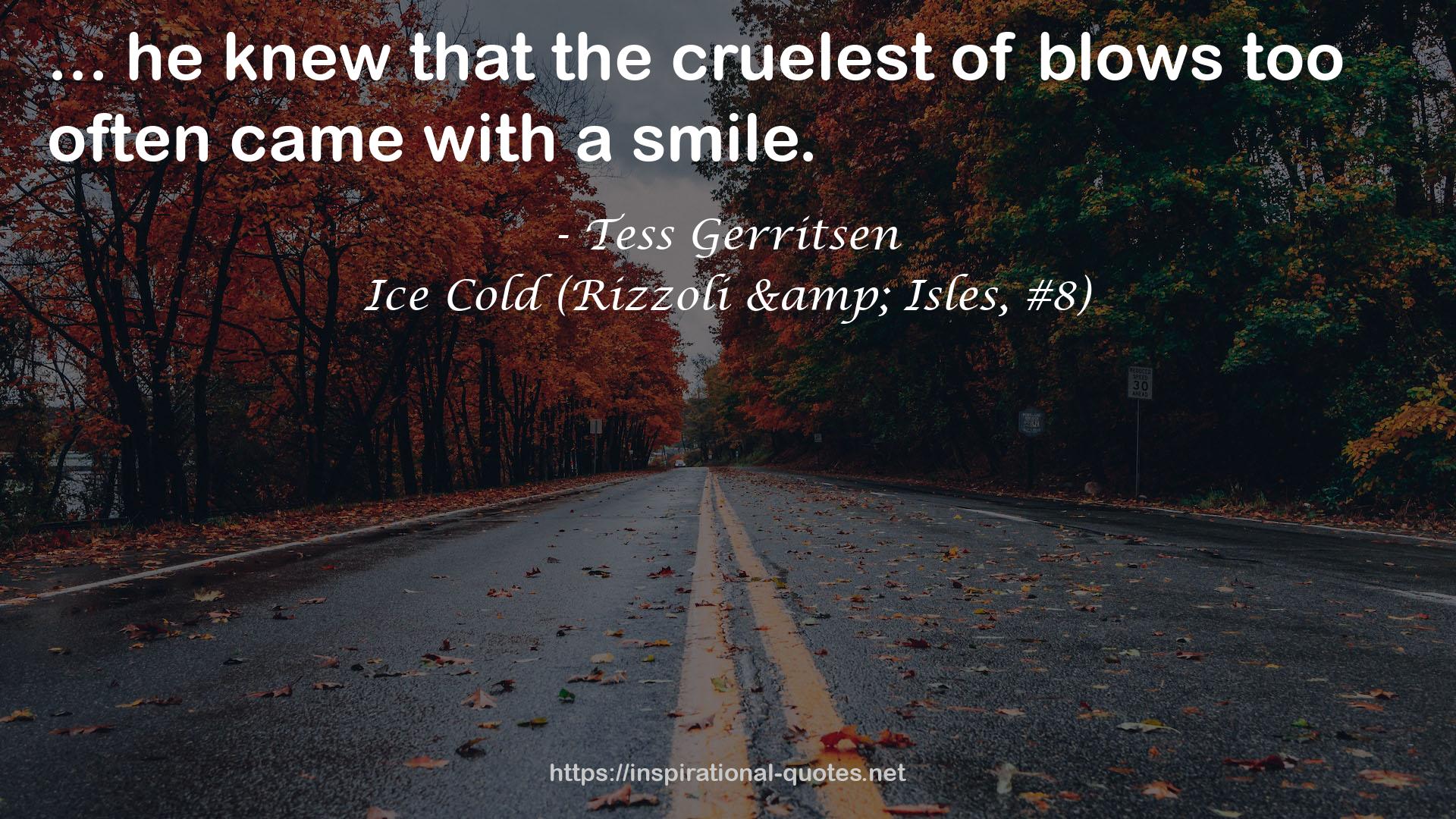 Ice Cold (Rizzoli & Isles, #8) QUOTES