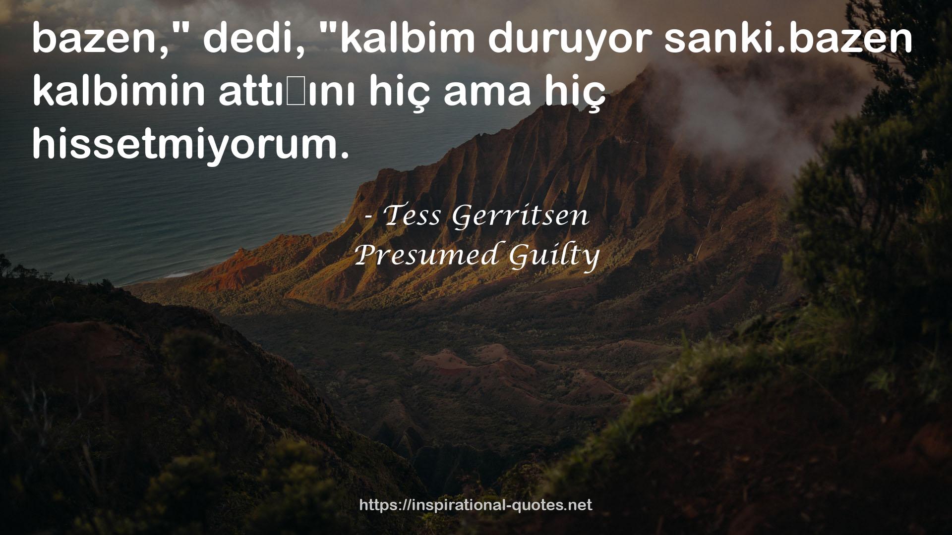 Presumed Guilty QUOTES