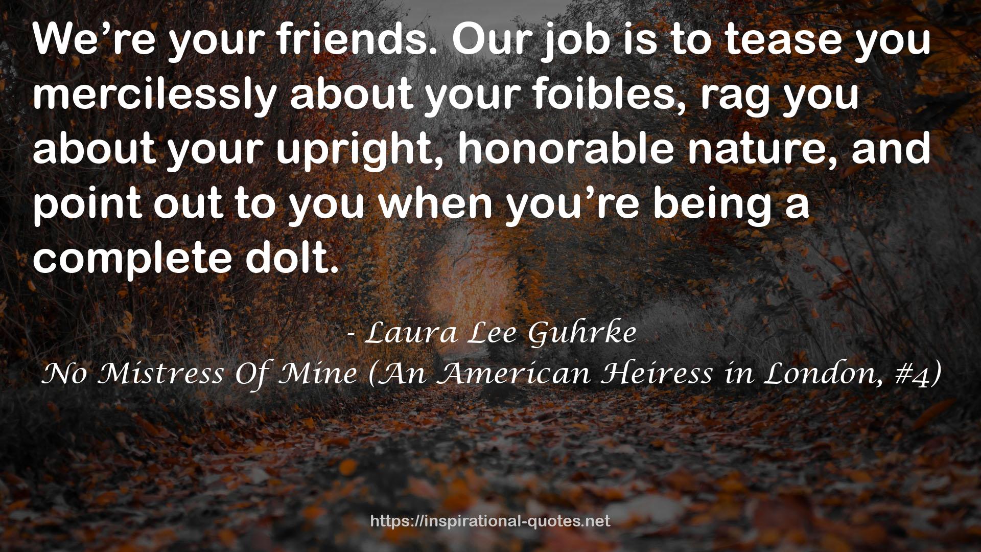 No Mistress Of Mine (An American Heiress in London, #4) QUOTES