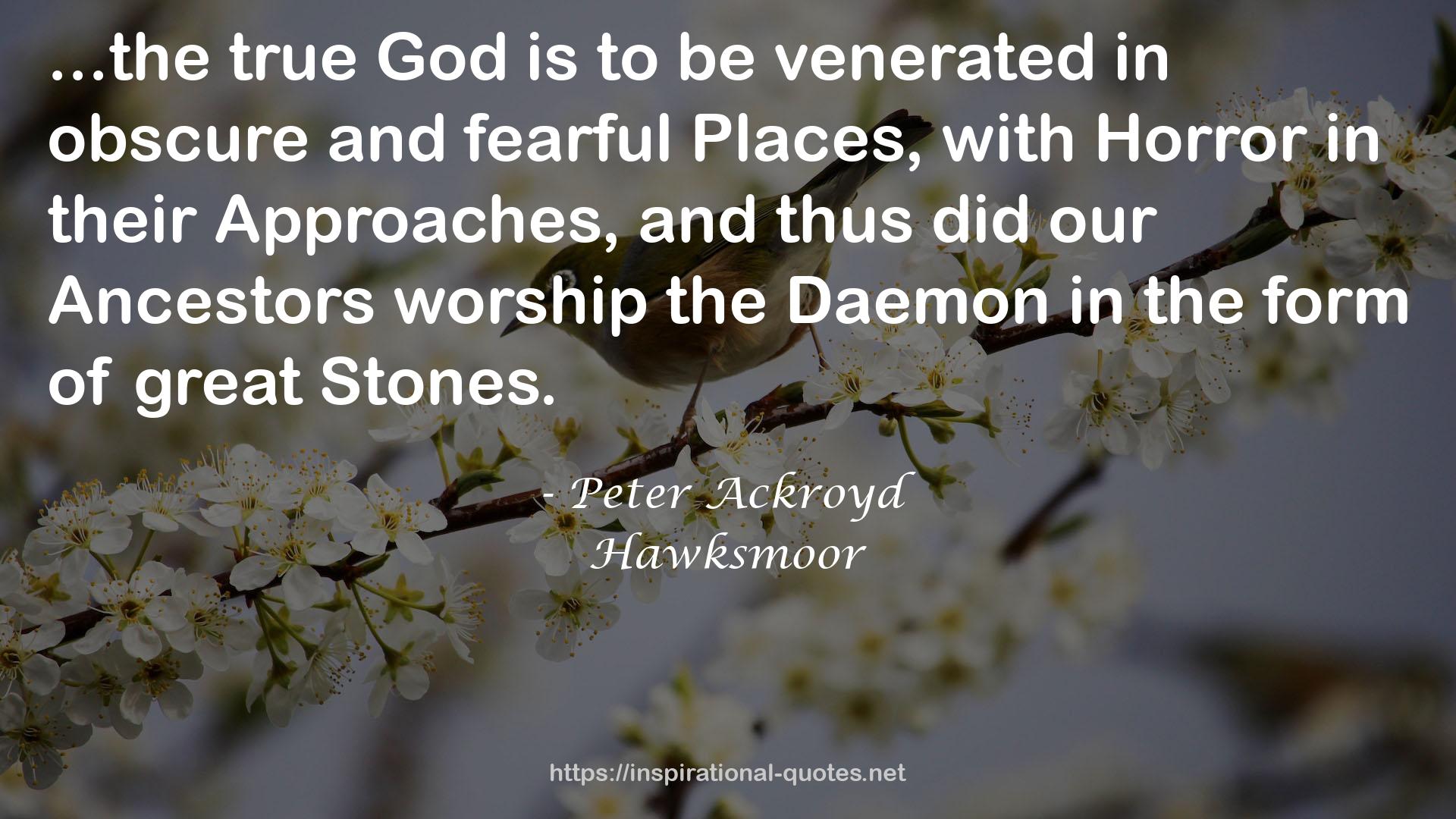 Peter Ackroyd QUOTES