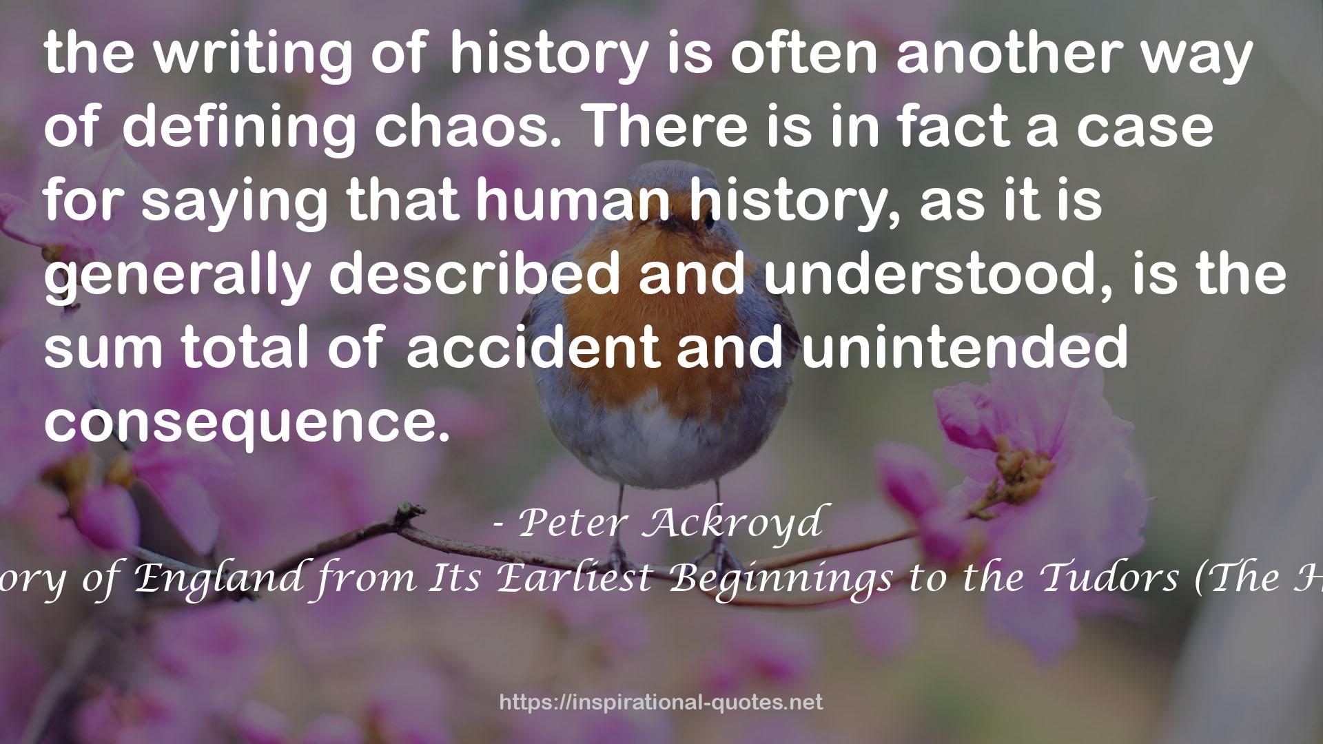 Peter Ackroyd QUOTES