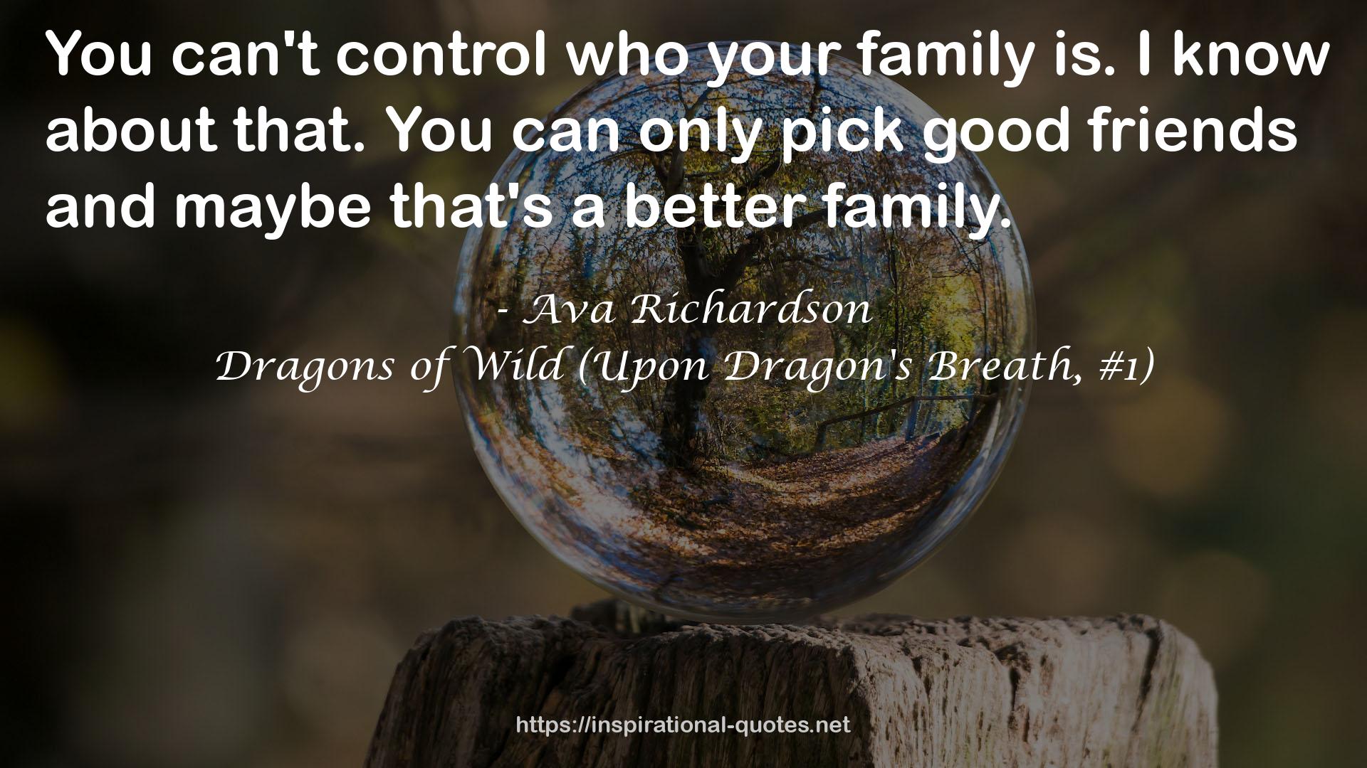 Dragons of Wild (Upon Dragon's Breath, #1) QUOTES