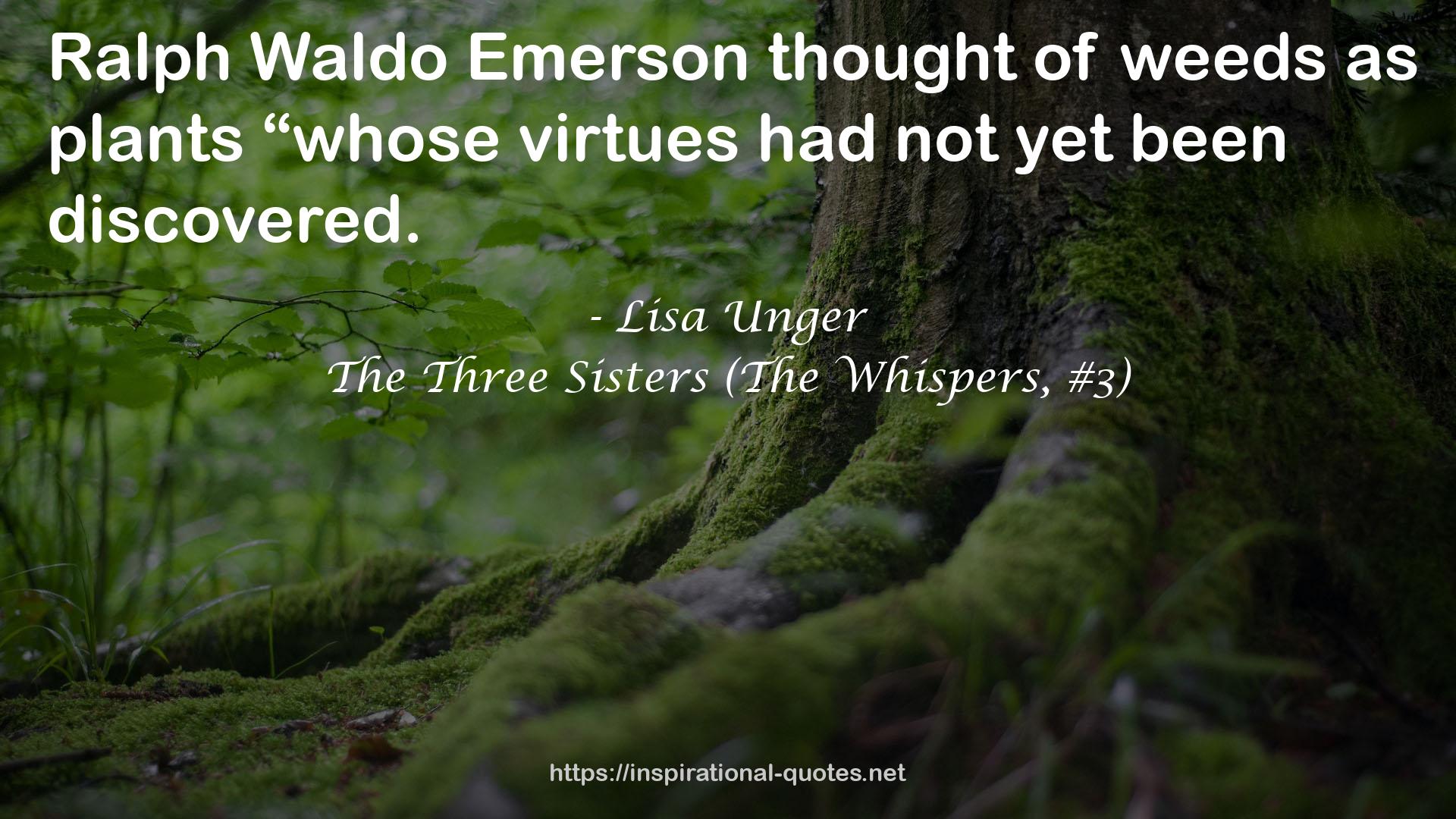 The Three Sisters (The Whispers, #3) QUOTES
