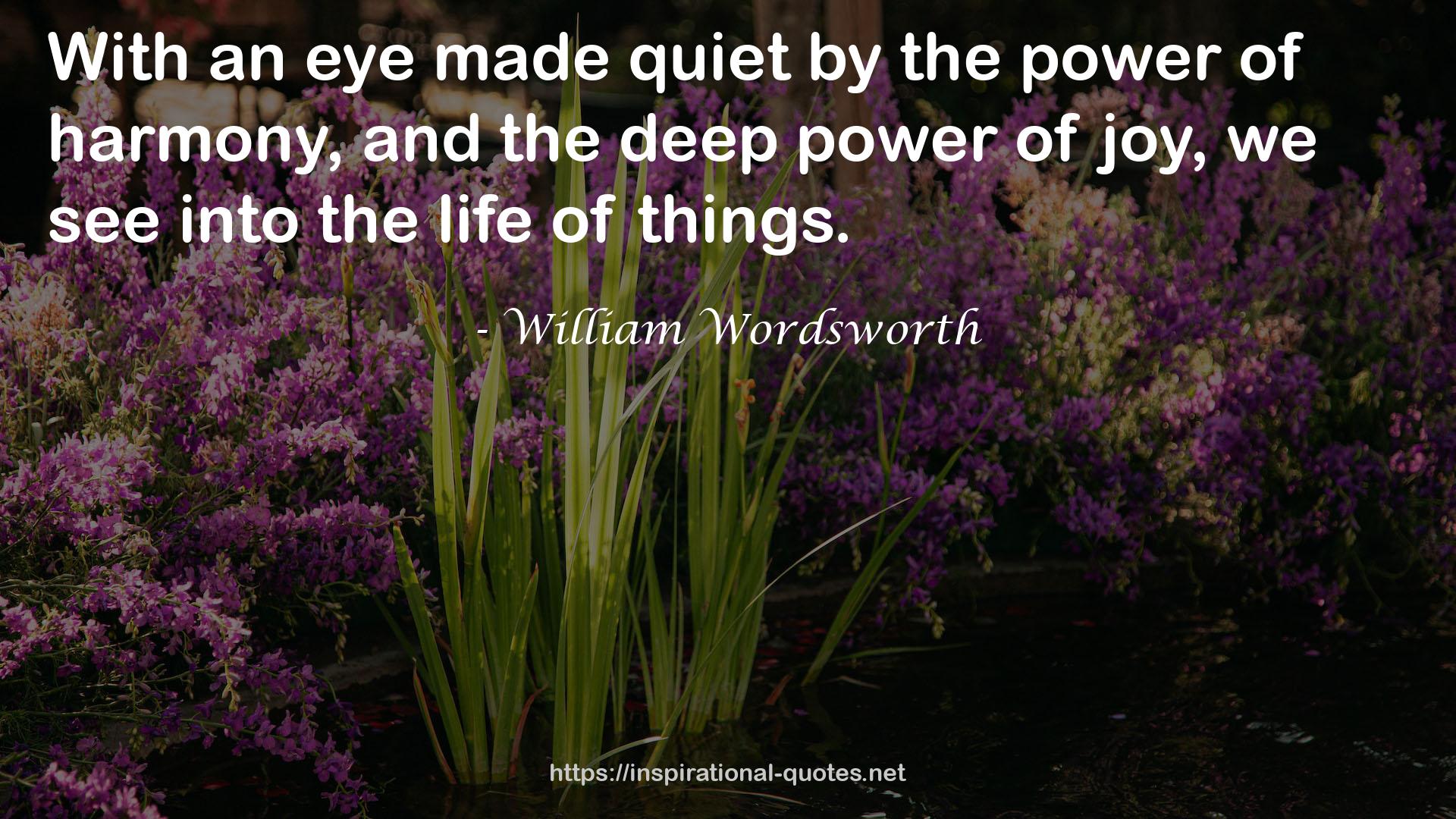 William Wordsworth QUOTES