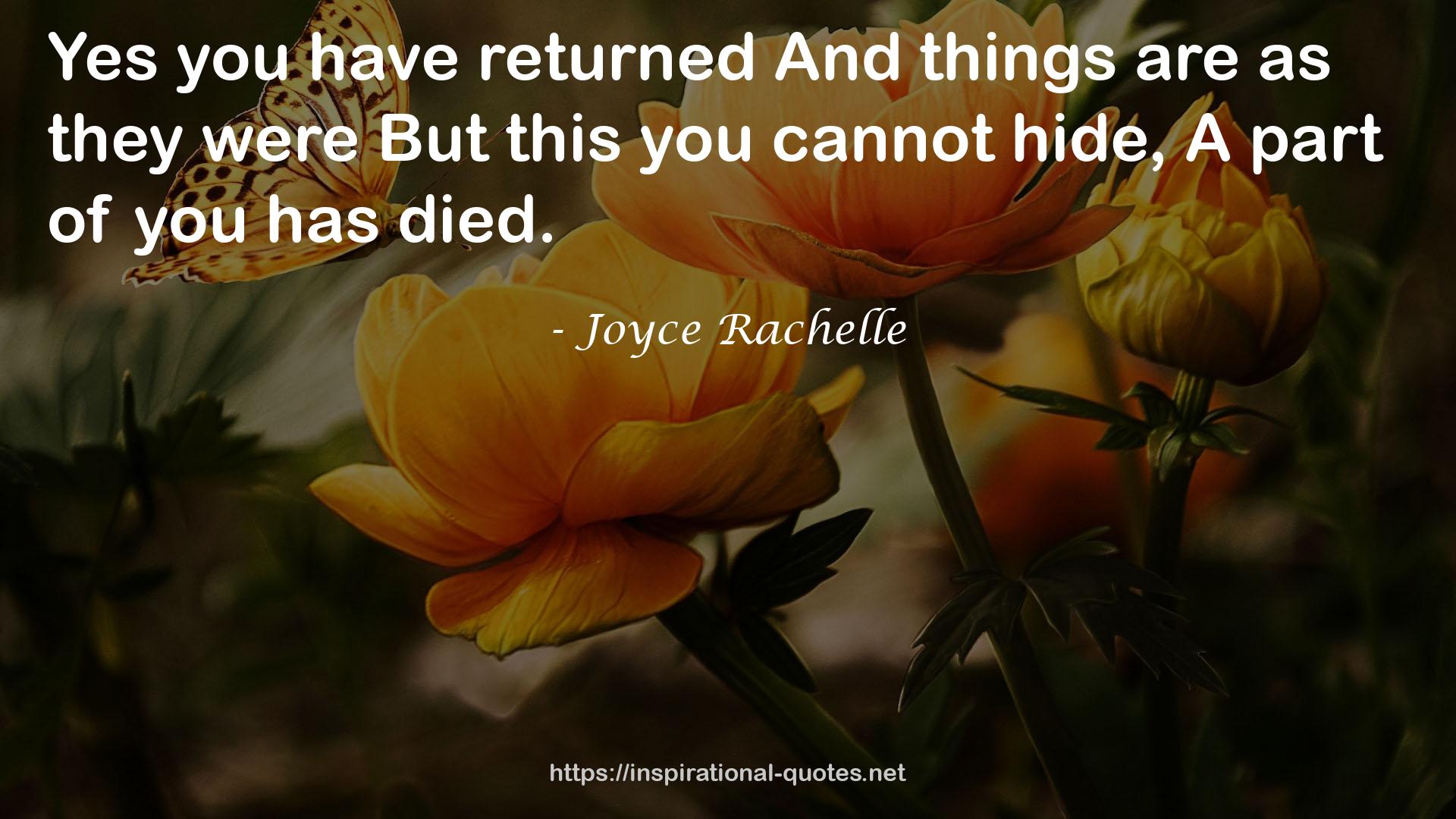 returnedAnd things  QUOTES