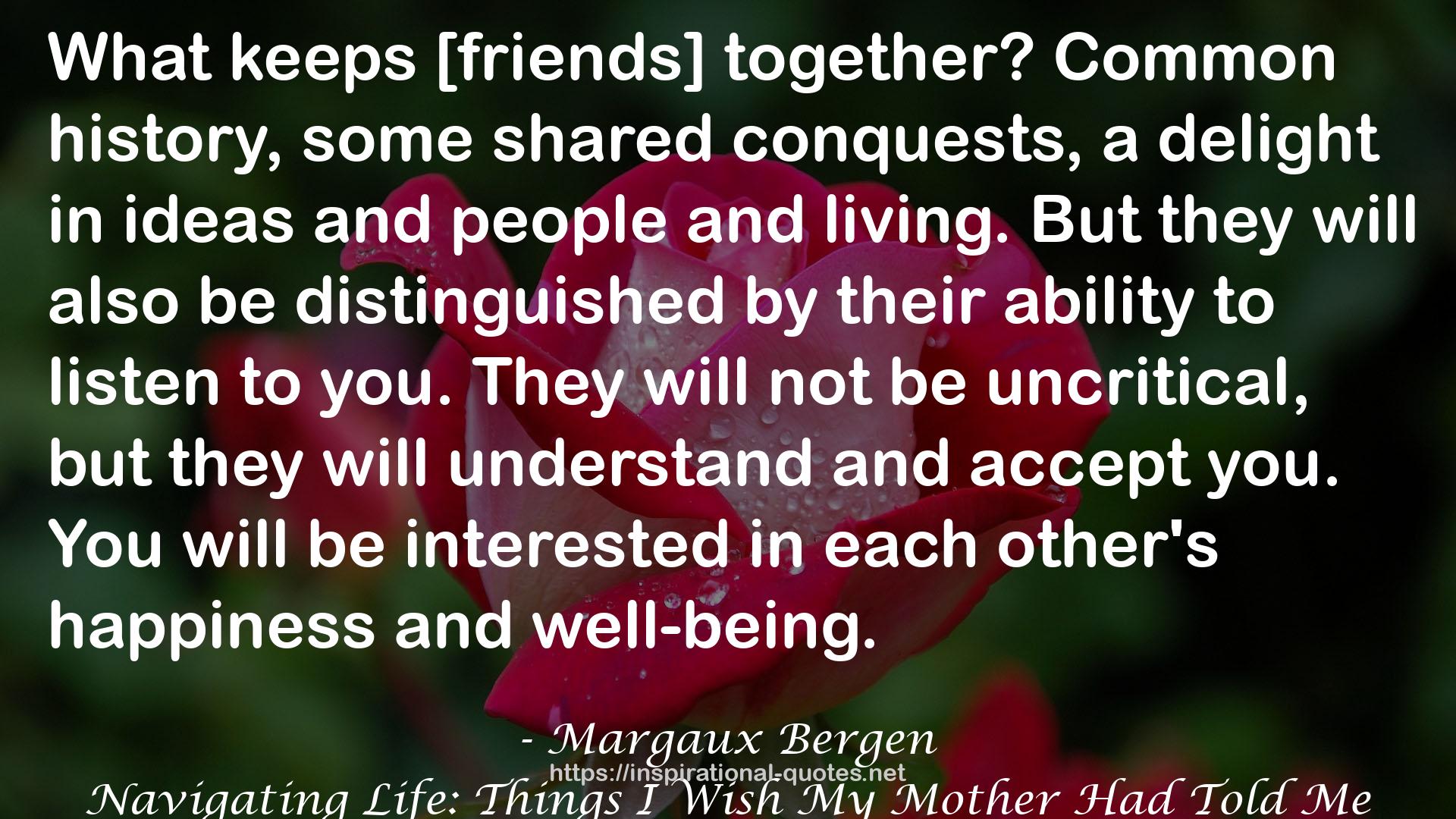 Margaux Bergen QUOTES