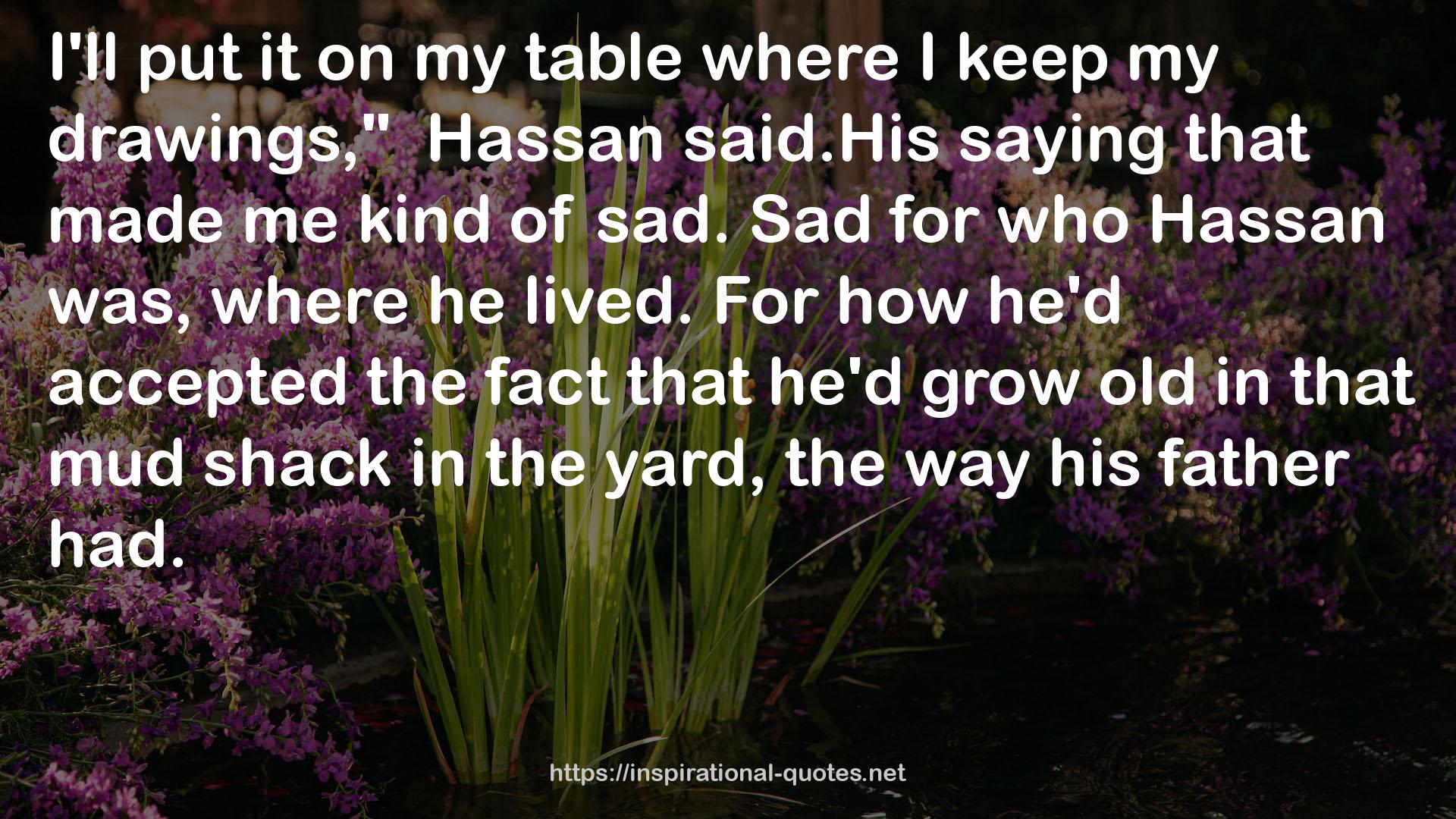 Hassan  QUOTES