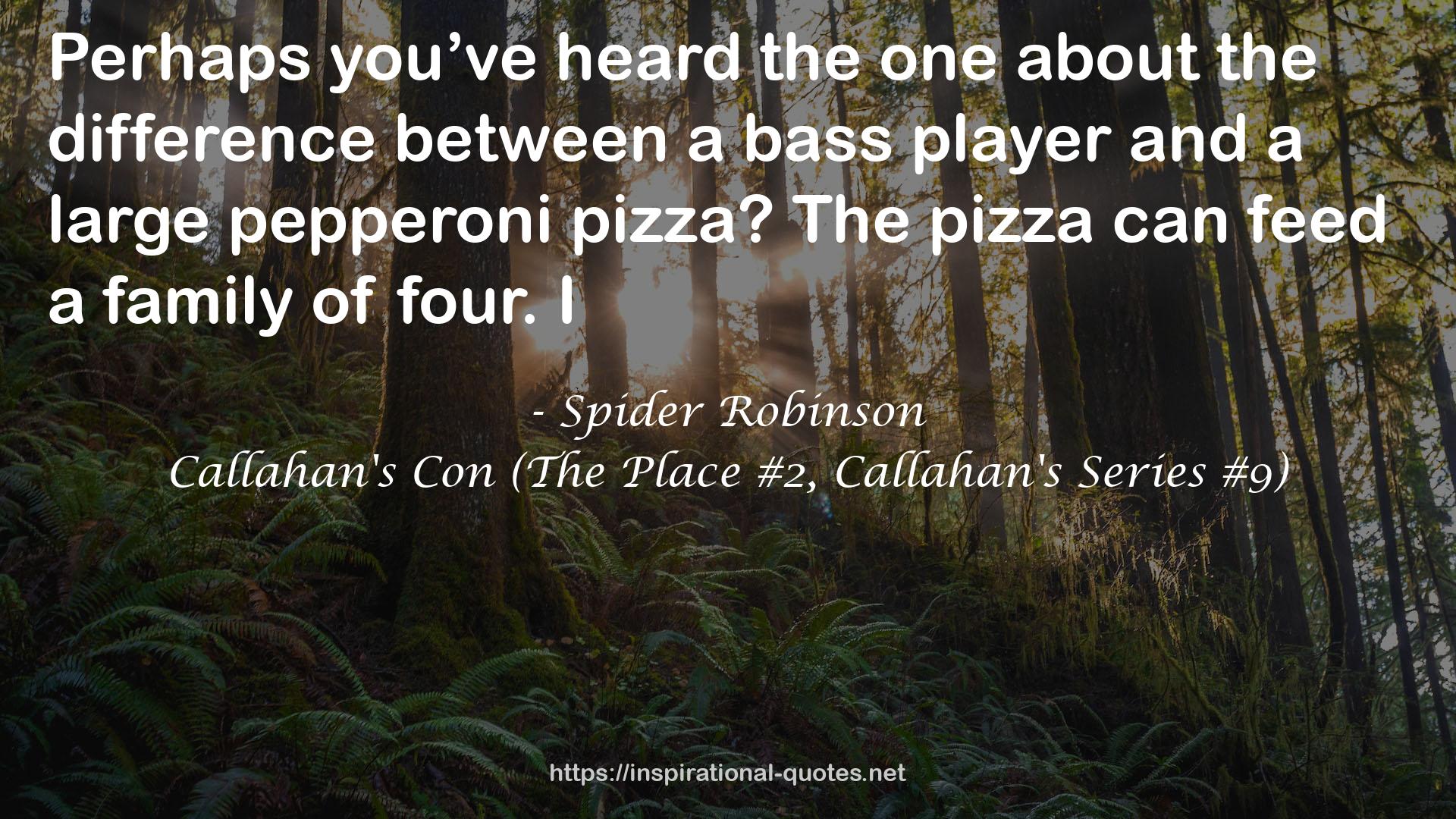 Callahan's Con (The Place #2, Callahan's Series #9) QUOTES